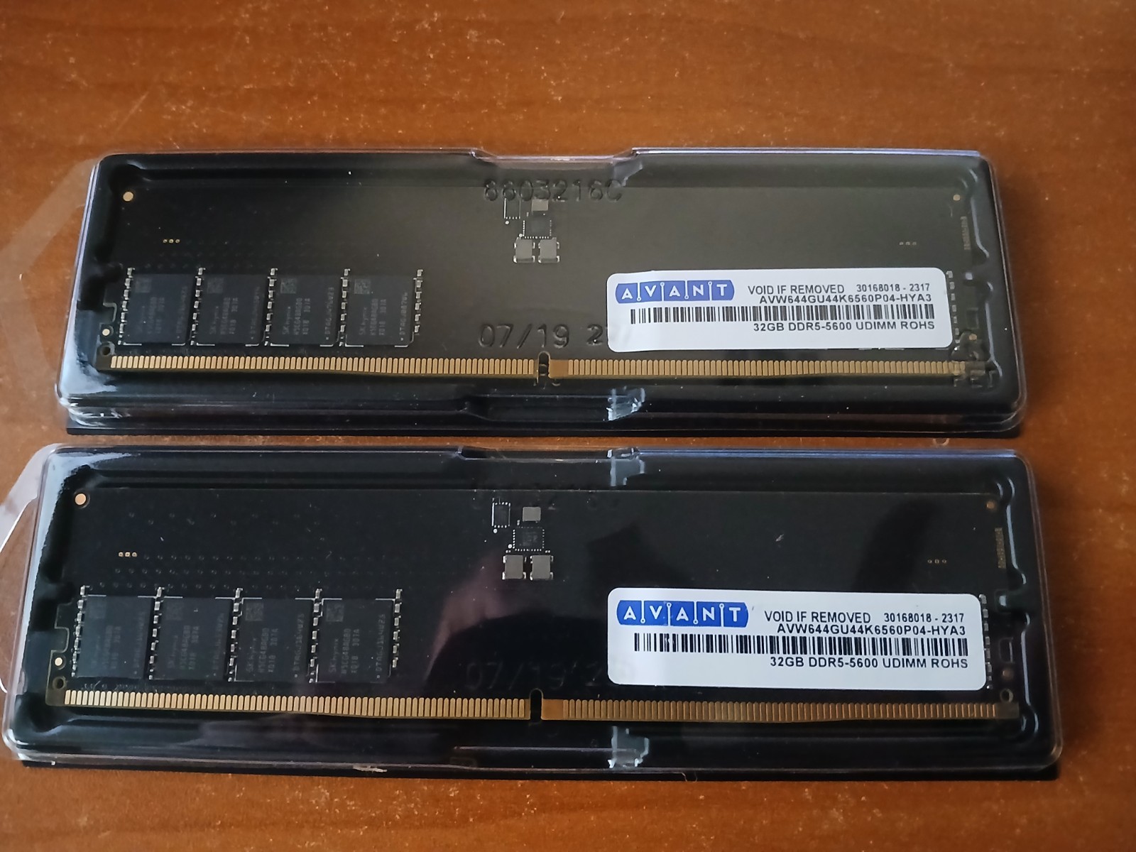 2x32GB (64GB) AVANT DDR5-5600 RAM UDIMM PC Desktop (AVW644GU44K6560P04-HYA3) 2x32GB (64GB) AVANT DDR5-5600 RAM UDIMM PC Desktop (AVW644GU44K6560P04-HYA3)