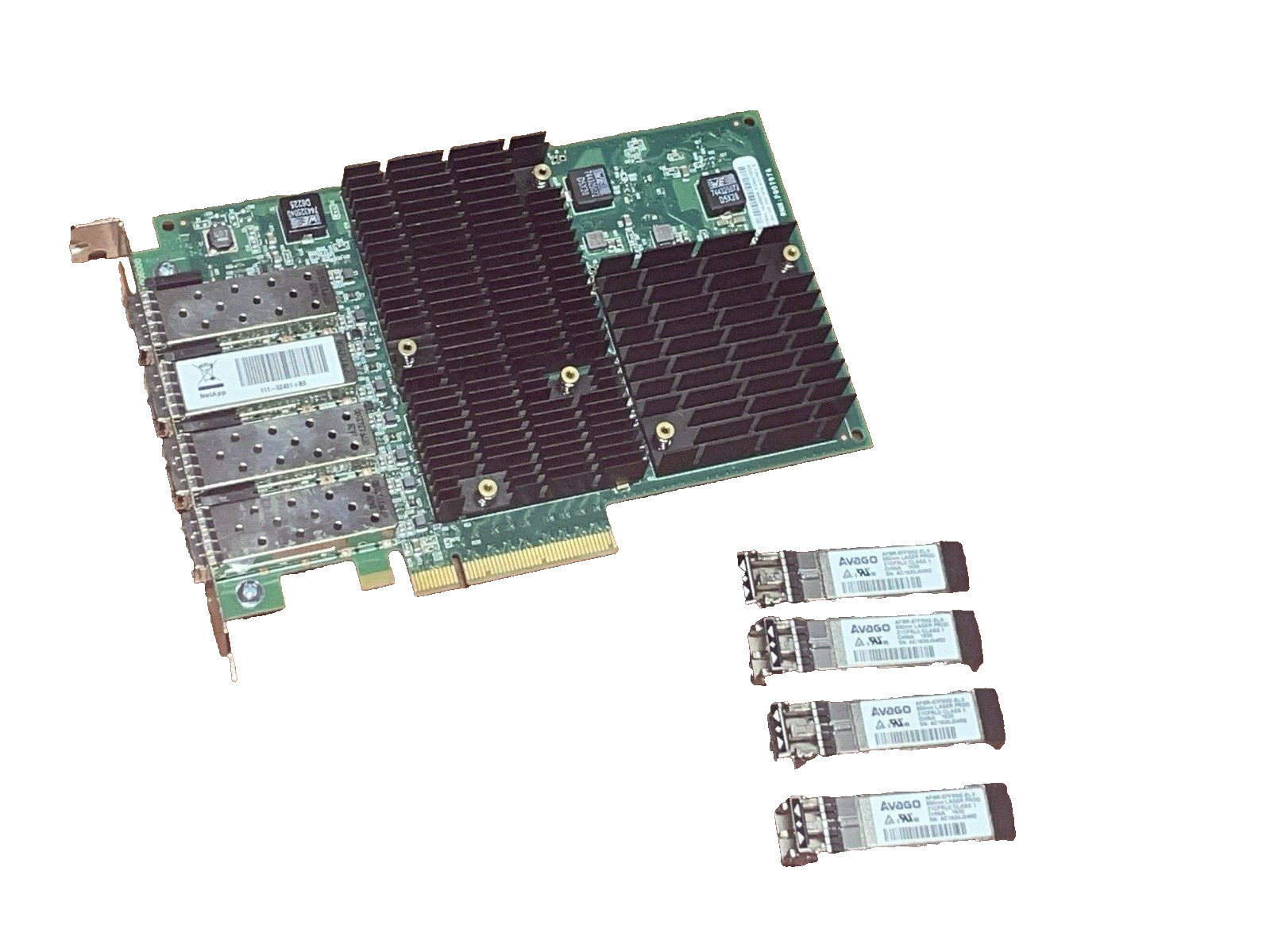 NetApp 111-02451+B0 (X1133A-R6) Quad-Port SFP+ 16Gb/s PCIe x8 Server Adapter NetApp 111-02451+B0 (X1133A-R6) Quad-Port SFP+ 16Gb/s PCIe x8 Server Adapter