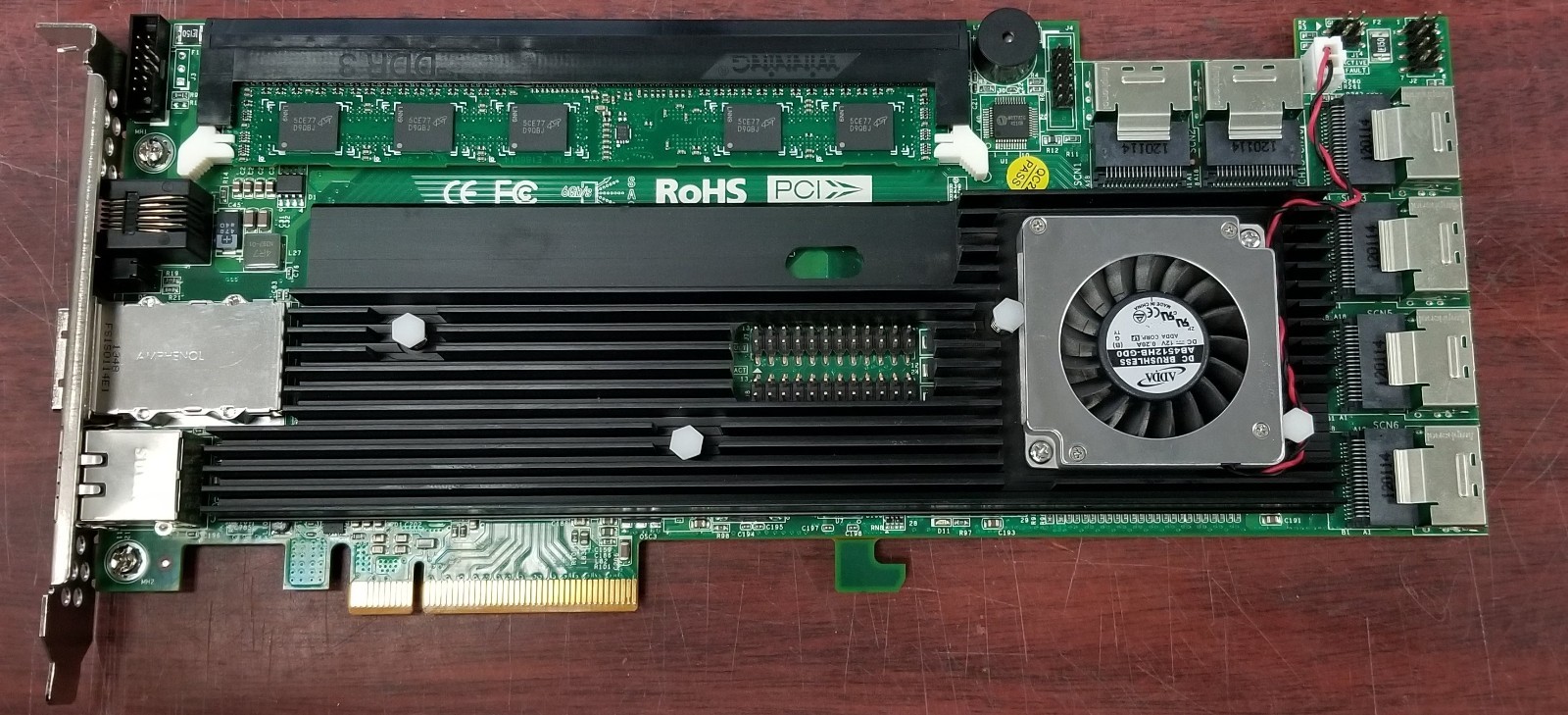 Areca 24+4 Port PCI-Express 2.0 x8 Low Profile SAS/SATA 6Gb/s ARC-1882IX-24 Areca 24+4 Port PCI-Express 2.0 x8 Low Profile SAS/SATA 6Gb/s ARC-1882IX-24