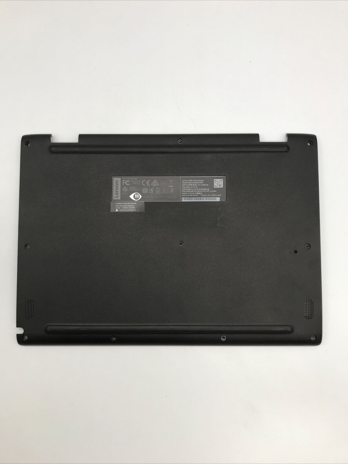 New Lenovo Chromebook 500e 81ES 81ES0007US Bottom Case 5CB0Q79740 B Grade