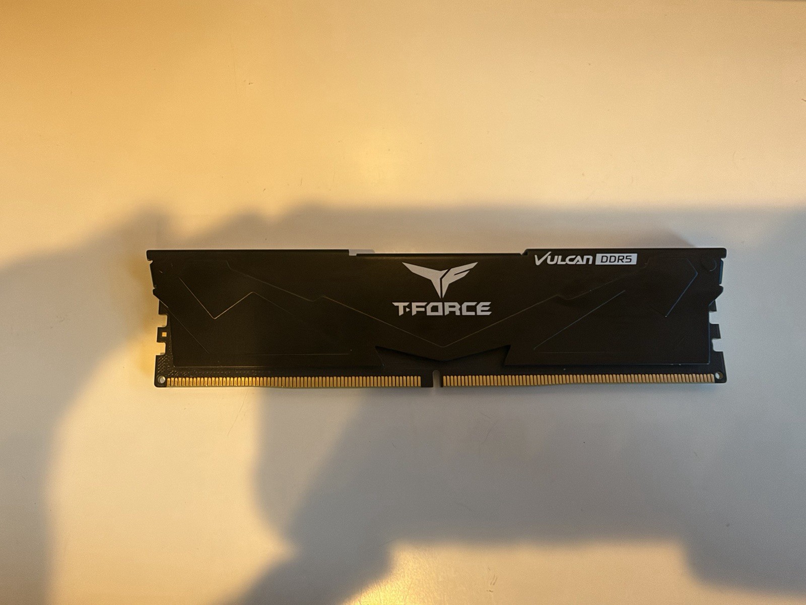 TEAMGROUP T-Force Vulcan 16GB DDR5 6000MHz CL38 Desktop RAM Black TEAMGROUP T-Force Vulcan 16GB DDR5 6000MHz CL38 Desktop RAM Black