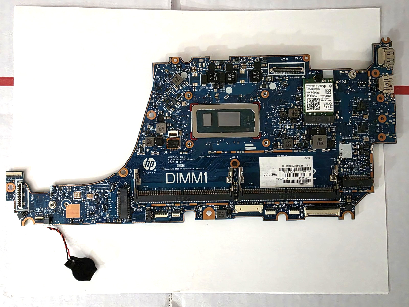 HP EliteBook 840 G10 Motherboard i7-1365U 1.8GHz N45155-001 HP EliteBook 840 G10 Motherboard i7-1365U 1.8GHz N45155-001