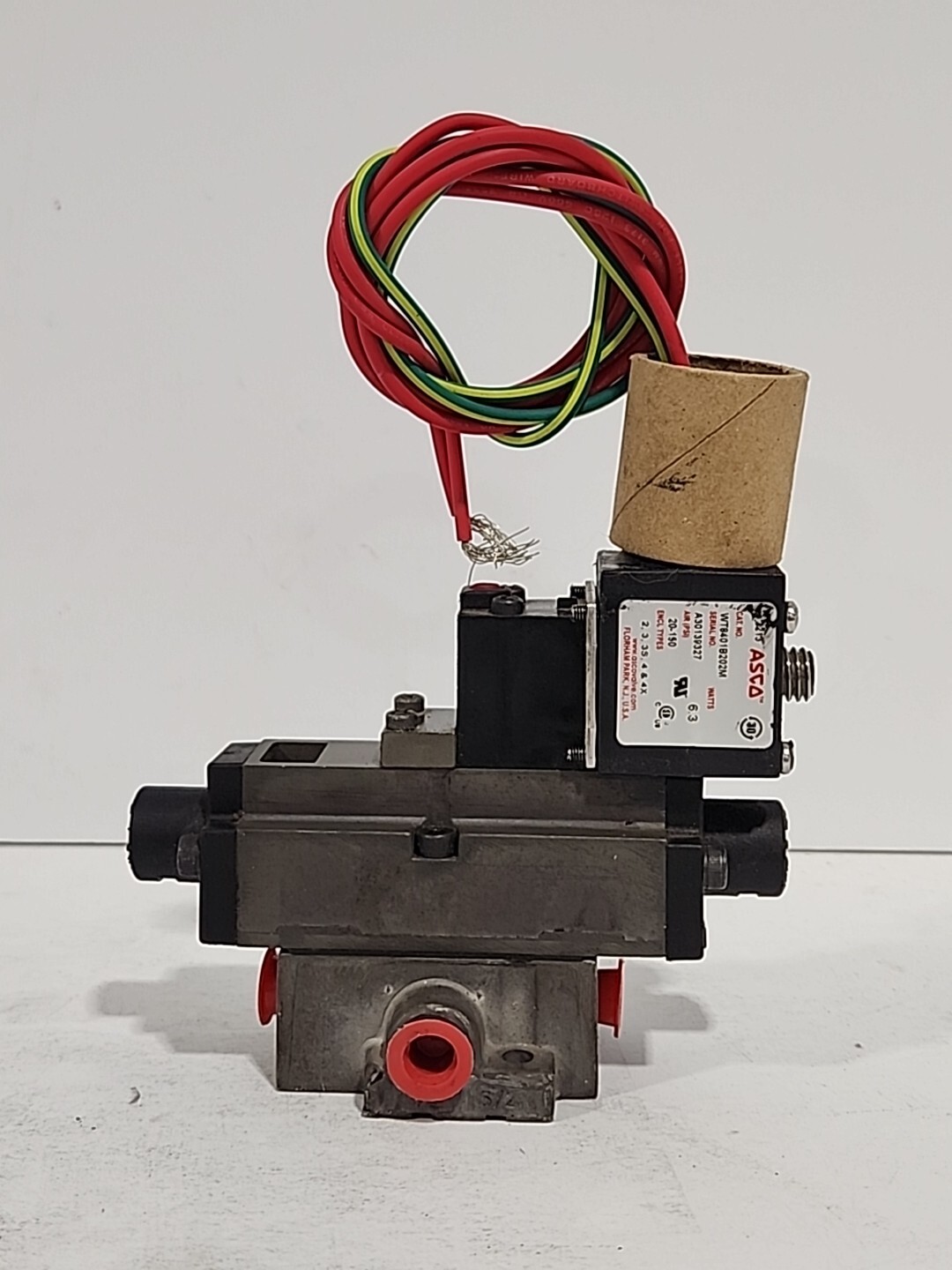 NEW ASCO WT8401B202M SOLENOID VALVE 20-150PSI 6.3W 120v NEW ASCO WT8401B202M SOLENOID VALVE 20-150PSI 6.3W 120v