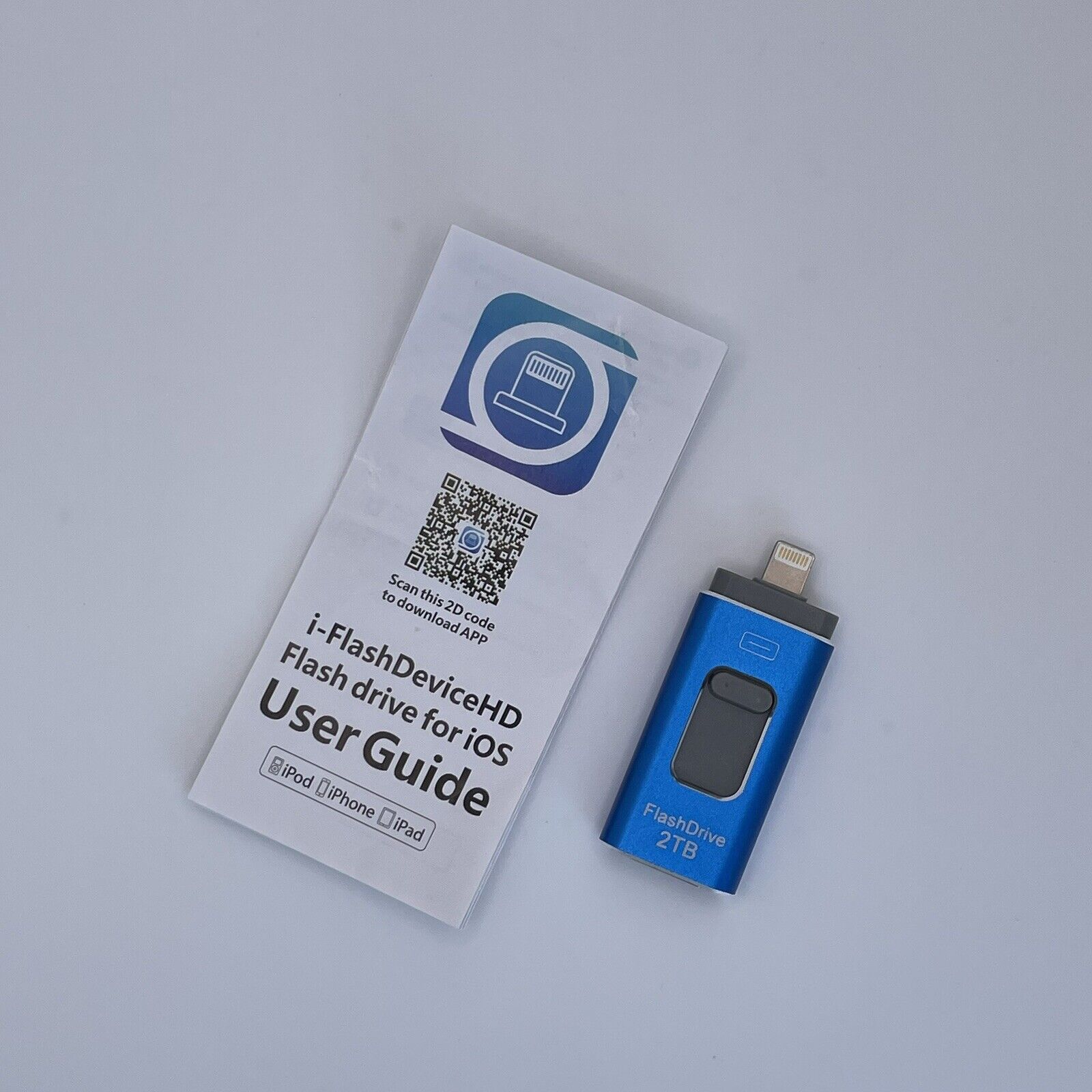 2TB USB 3.0 Flash Drive Memory Photo Stick for iPhone