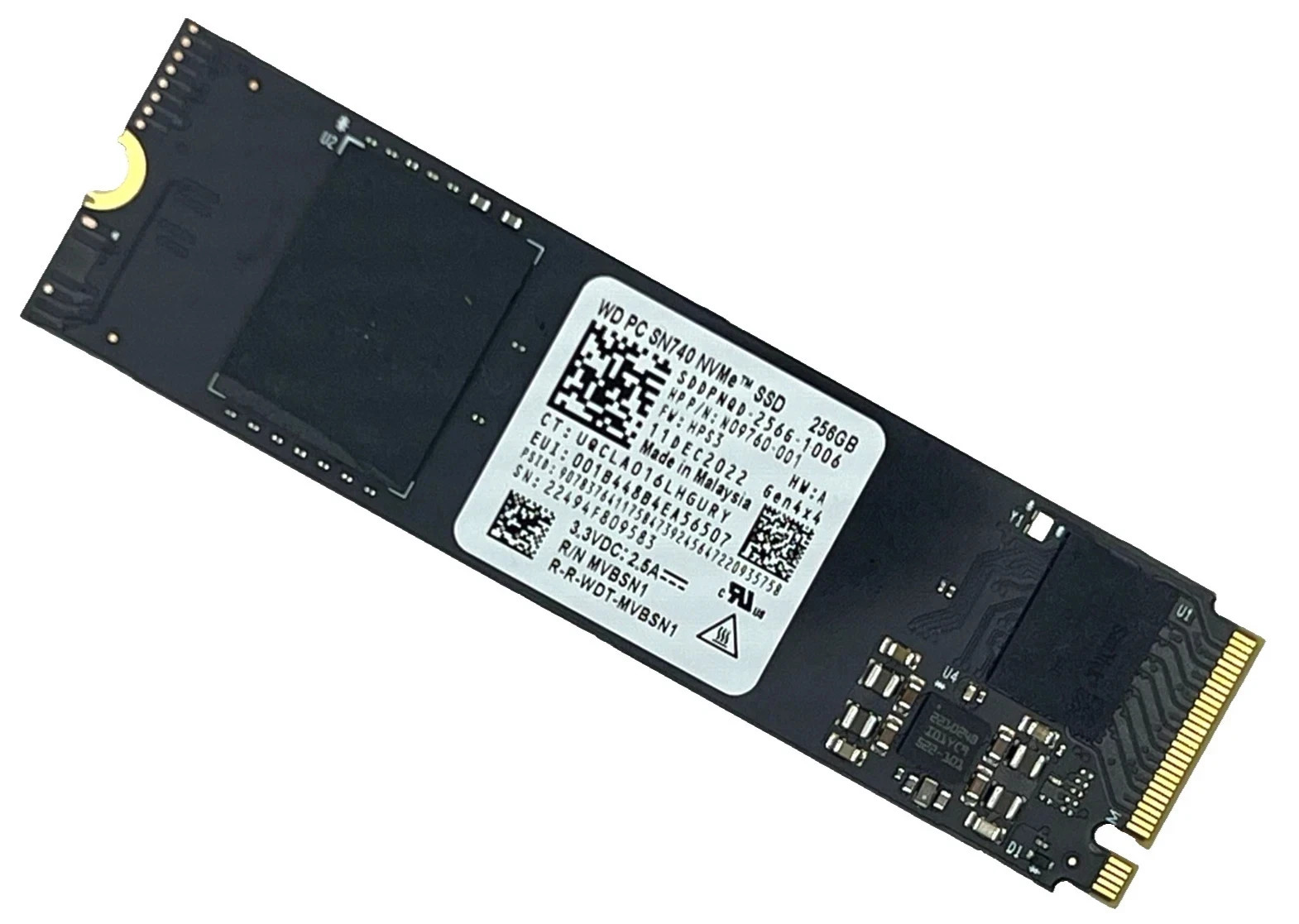 Western Digital PC SN740 256GB M.2 2280 NVMe Internal SSD (SDDPNQD-256G) Western Digital PC SN740 256GB M.2 2280 NVMe Internal SSD (SDDPNQD-256G)