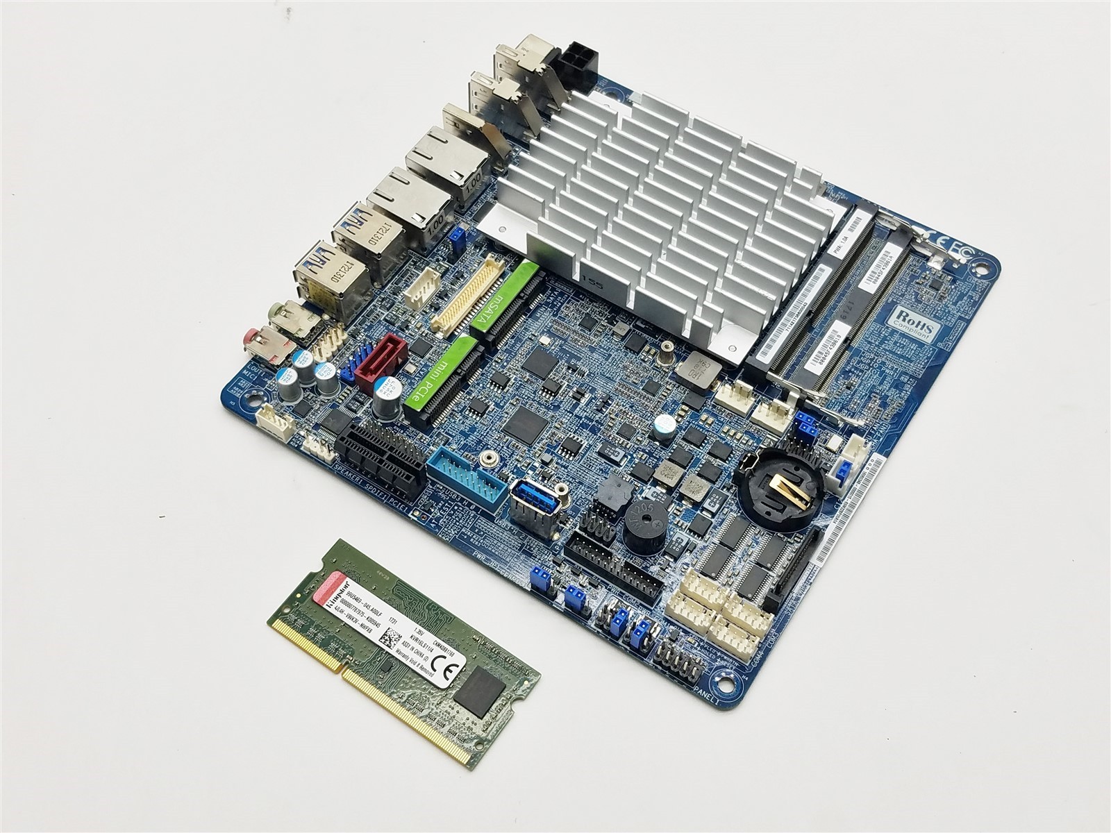 Transcend 71140-001 REV 1.0 Celeron N3160 1.60GHz 4GB Main Board ITX Motherboard Transcend 71140-001 REV 1.0 Celeron N3160 1.60GHz 4GB Main Board ITX Motherboard