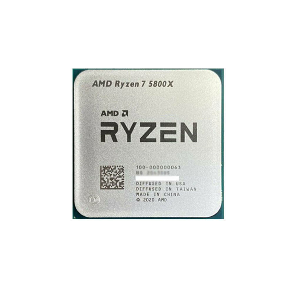 AMD Ryzen 7 5800X Desktop Processors 3.8GHz CPU Up to 4.7GHz 32MB AMD For Gaming
