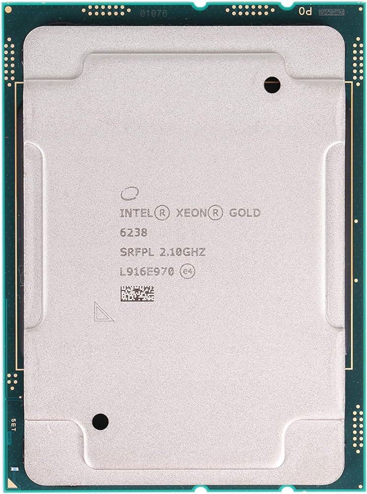 Intel Xeon Gold 6238 2.1GHz 30.25MB 22-Core LGA 3647 CPU / Processor ___ SRFPL