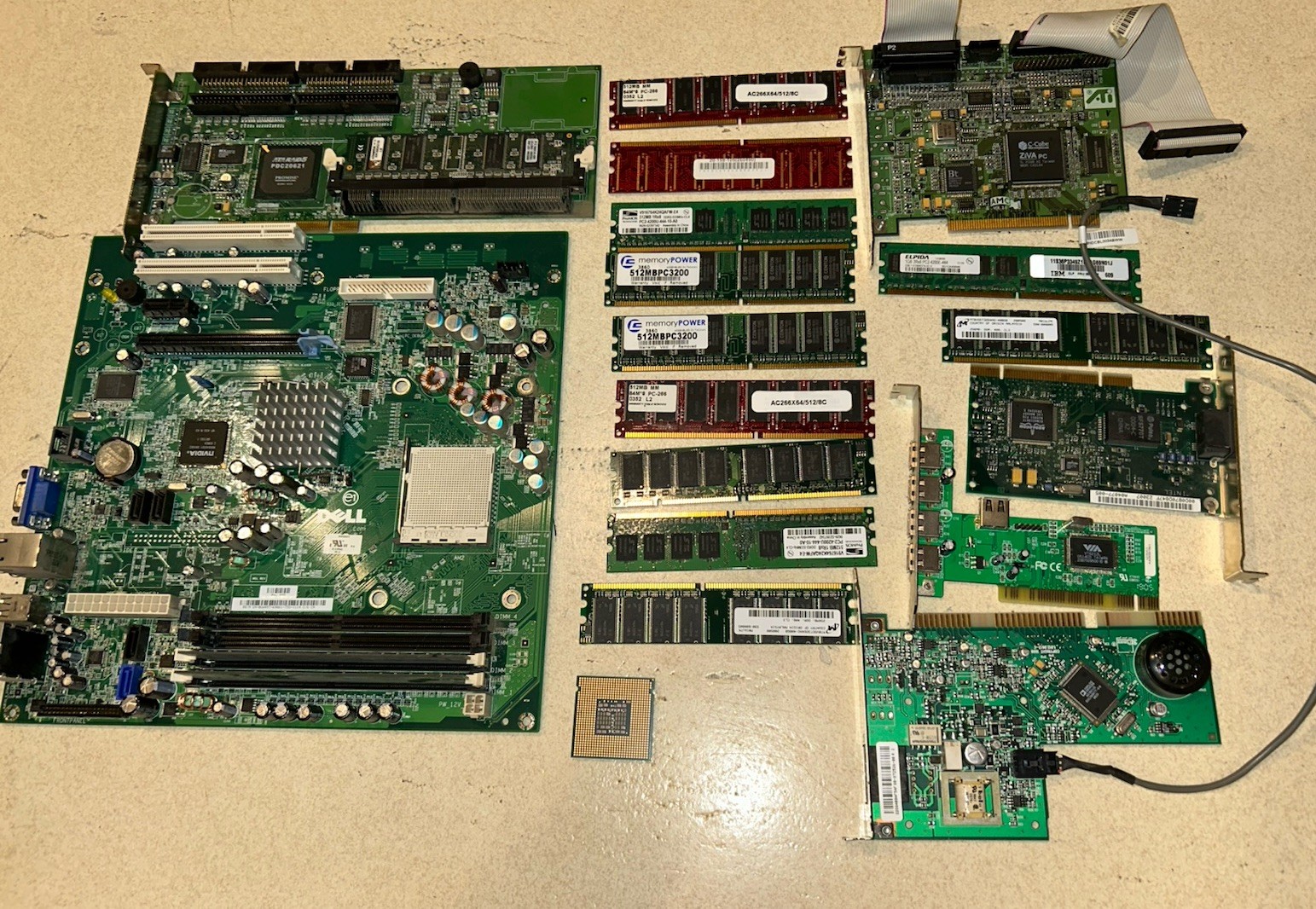 DELL MOTHERBOARD - PROMOS Desktop Memory - LOCAL ESTATE CPU CHIPS GOLD RECOVER DELL MOTHERBOARD - PROMOS Desktop Memory - LOCAL ESTATE CPU CHIPS GOLD RECOVER