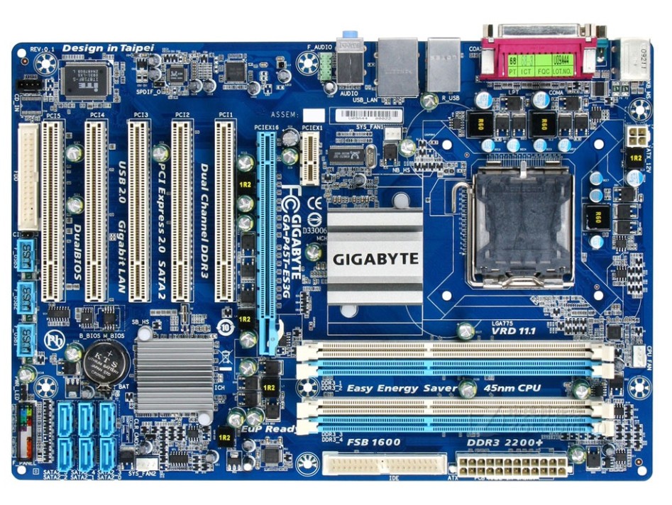 Original Gigabyte GA-P45T-ES3G Intel P45 Motherboard LGA 775 socket DDR3 Original Gigabyte GA-P45T-ES3G Intel P45 Motherboard LGA 775 socket DDR3
