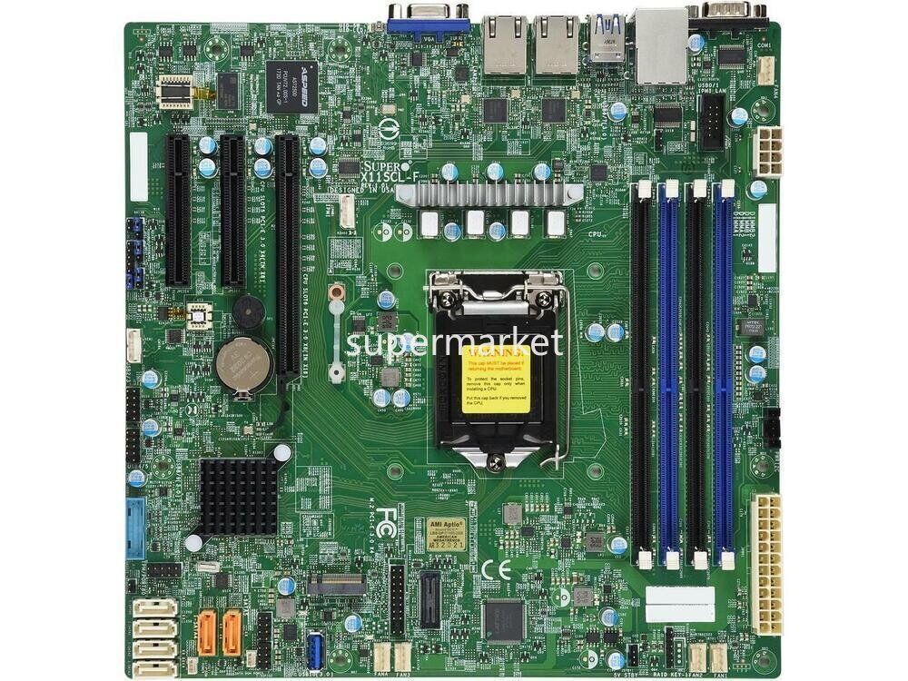 SUPERMICRO MBD-X11SCL-F-O Micro ATX Server Motherboard LGA 1151 Intel C242