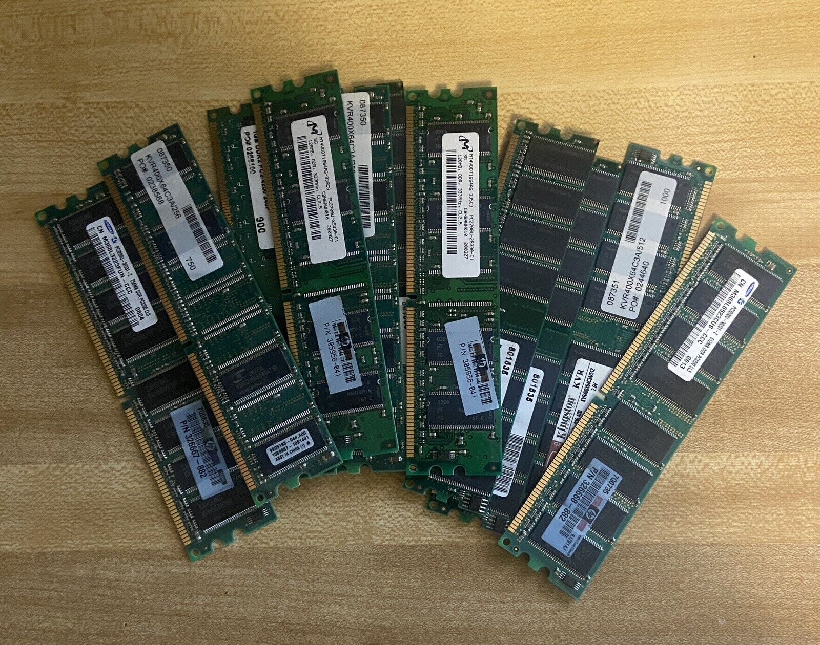 PC Memory Ram Bulk 11 Pieces