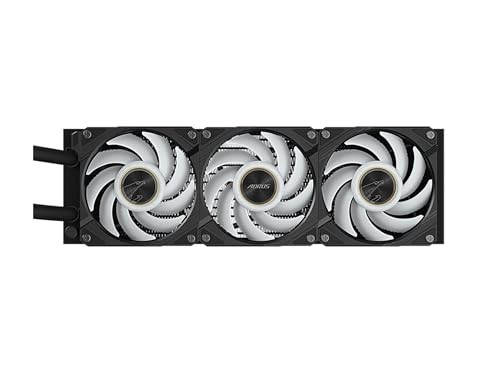 AORUS WATERFORCE X II 360 LIQUID CPU COOLER, 360MM RADIATOR WITH 3X - BLACK AORUS WATERFORCE X II 360 LIQUID CPU COOLER, 360MM RADIATOR WITH 3X - BLACK