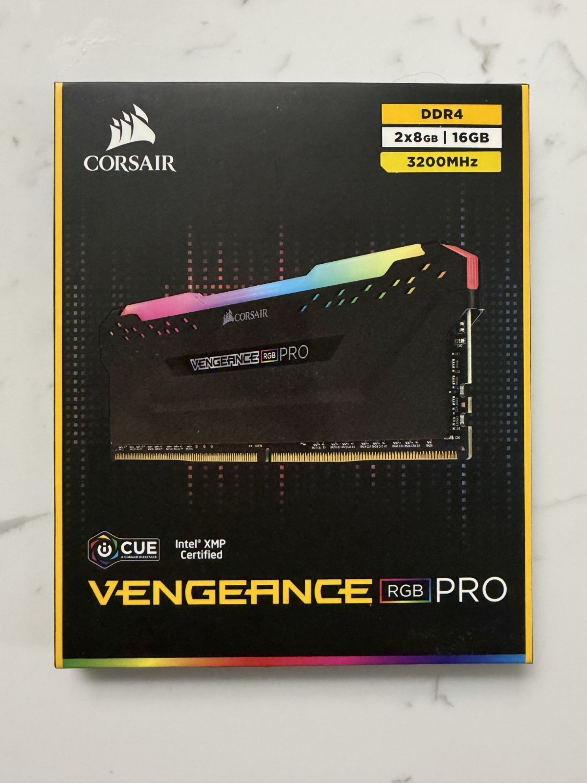 Corsair Vengeance RGB Pro 16GB (2x8GB) RAM DDR4 3200MHz CMW16GX4M2C3200C16 Corsair Vengeance RGB Pro 16GB (2x8GB) RAM DDR4 3200MHz CMW16GX4M2C3200C16