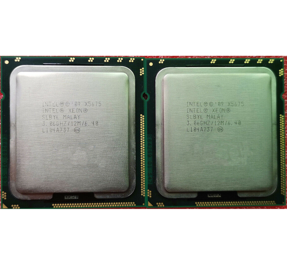 Matching pair Xeon CPU Processor X5660 X5670 X5675 X5680 X5690 LGA1366