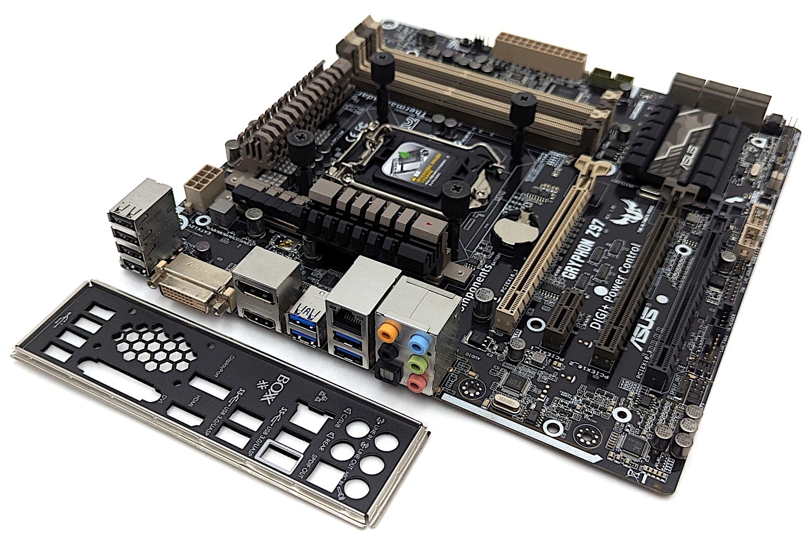 ASUS TUF Gryphon Z97 mATX Desktop Motherboard LGA 1150/Socket H3 DDR3 Intel Z97 ASUS TUF Gryphon Z97 mATX Desktop Motherboard LGA 1150/Socket H3 DDR3 Intel Z97