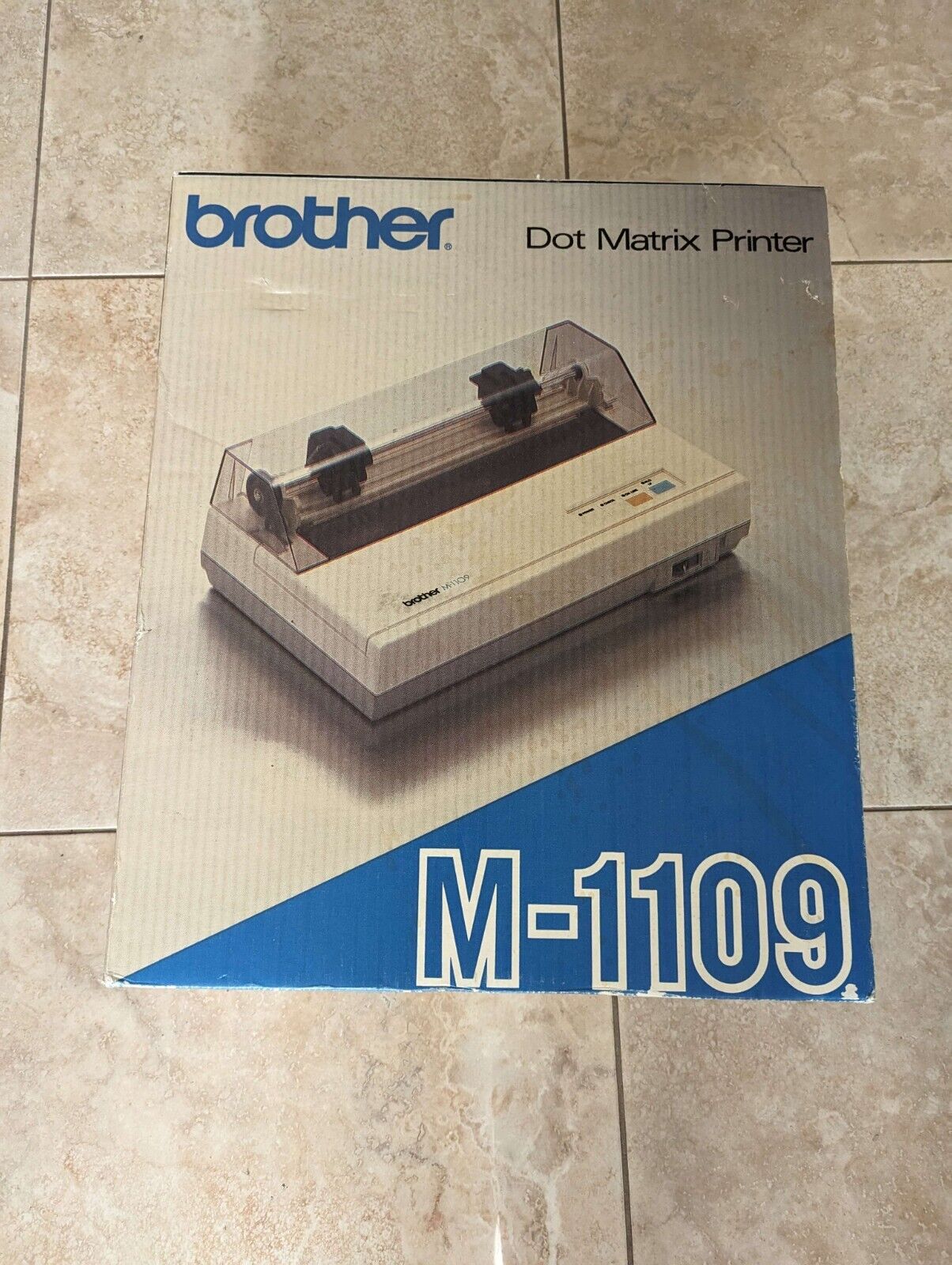 Vintage 1980's Brother M-1109 Dot Matrix Printer-Read Description