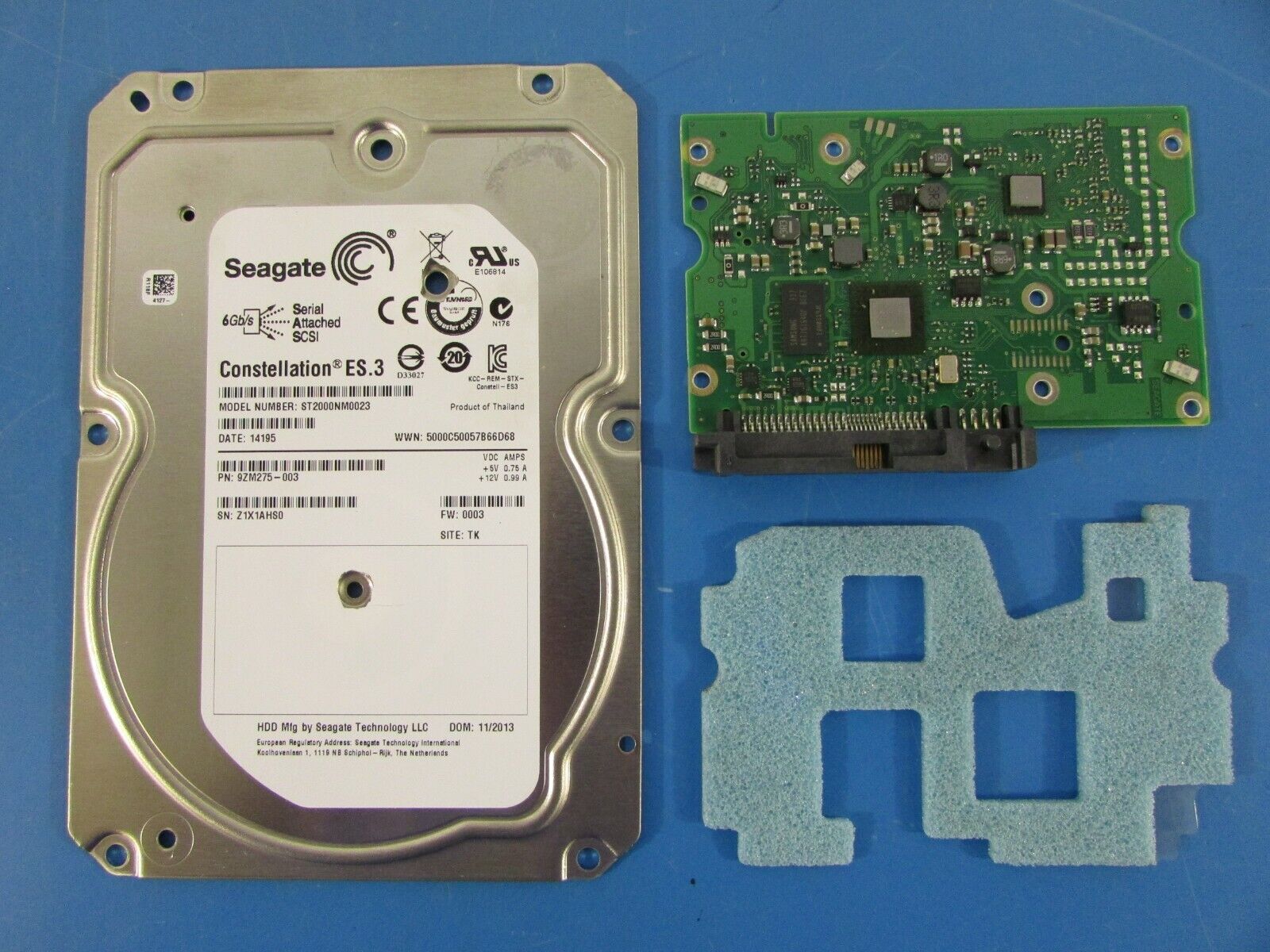 Seagate Constellation ES.3 2TB ST2000NM0023 (PCB Only) Rev D