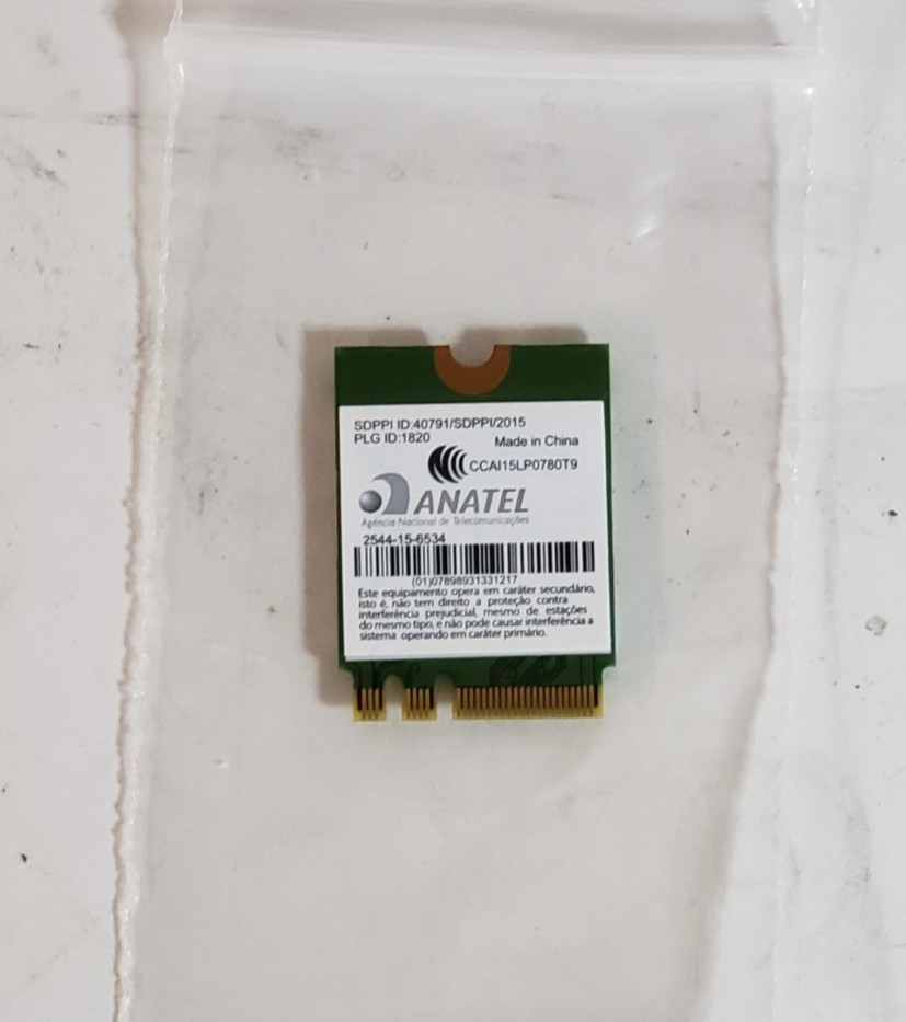 Lot of 9 ANATEL : QCNFA344A Dual Wireless Qualcomm Atheros 2 Main 1 Aux Lot of 9 ANATEL : QCNFA344A Dual Wireless Qualcomm Atheros 2 Main 1 Aux
