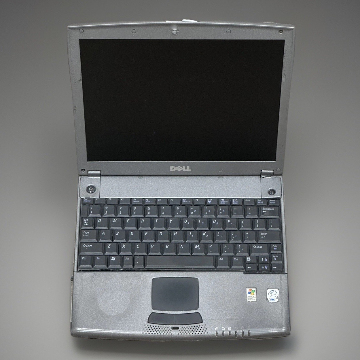 Vintage Dell Latitude X200 PP03S Silver Laptop 512MB RAM  (For Parts or Repair)
