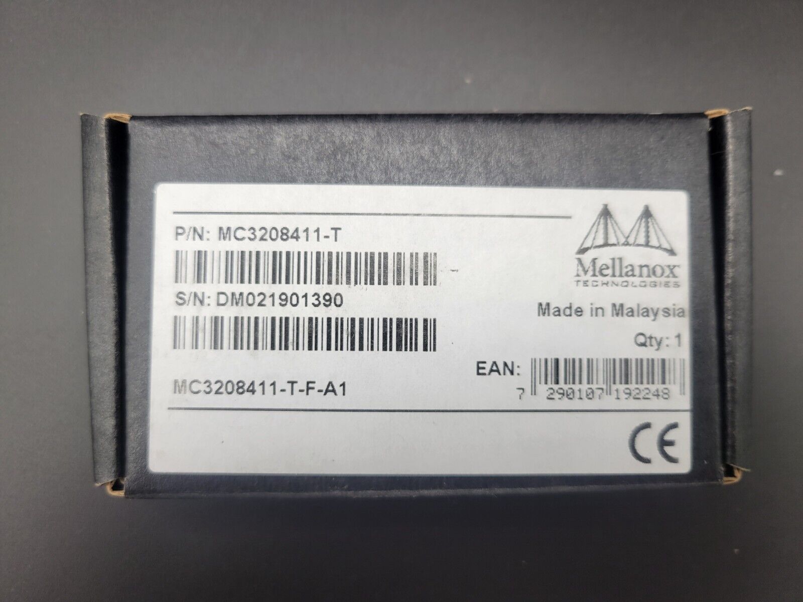Nvida Mellanox MC3208411-T 1000GBASE-T SFP-TX 100m Optical 1GbE Base-T RJ45 New