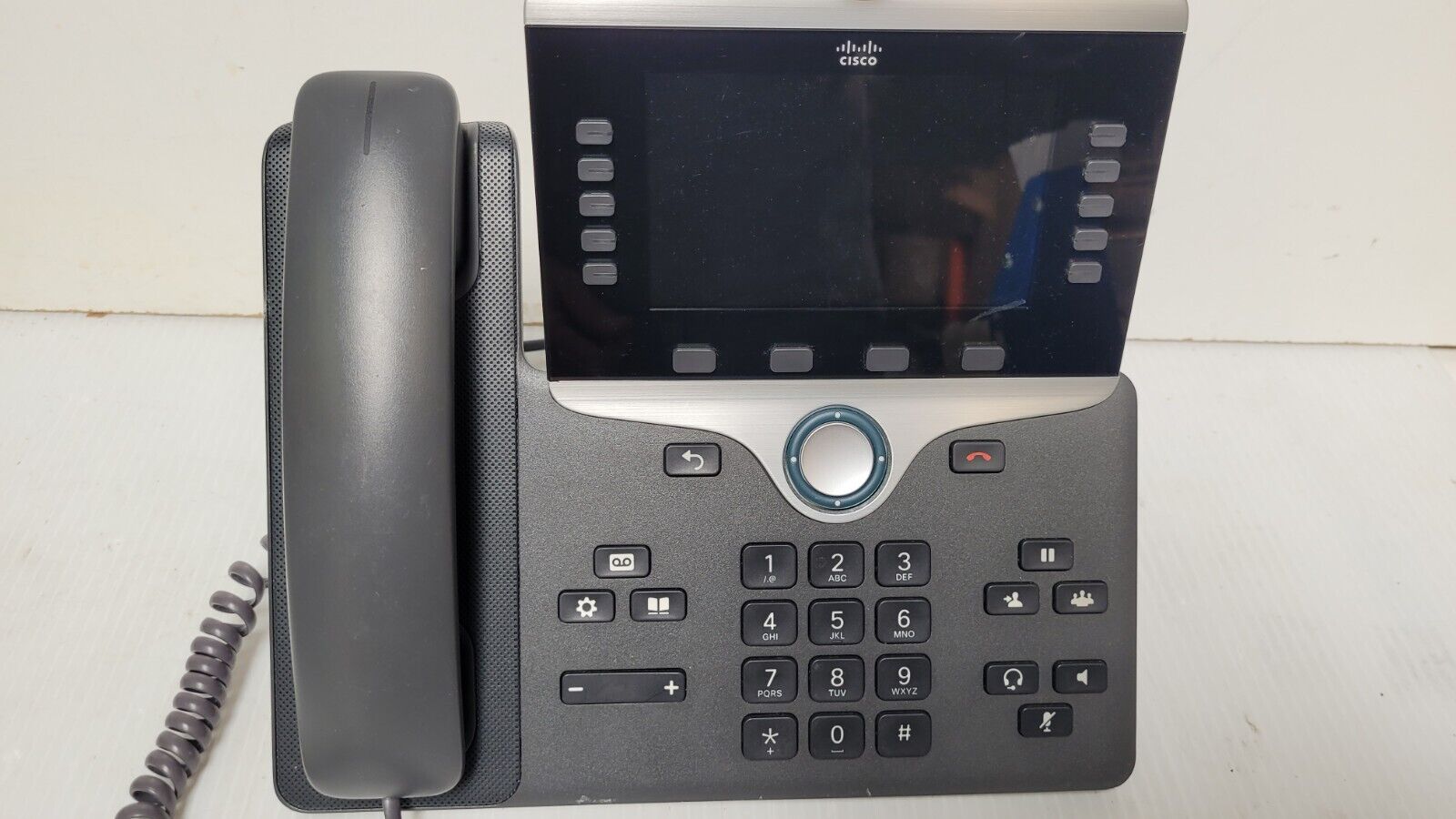 Cisco CP-8865-K9 VoIP Video Conference Phone w/ Handset Stand And Camera