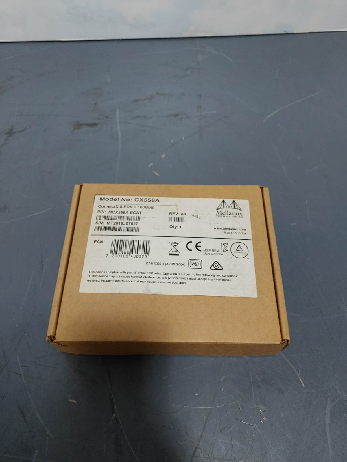 Mellanox MCX556A-ECAT ConnectX-5 VPI Adapter Card EDR IB 100GbE Dual-Port QSFP28 Mellanox MCX556A-ECAT ConnectX-5 VPI Adapter Card EDR IB 100GbE Dual-Port QSFP28