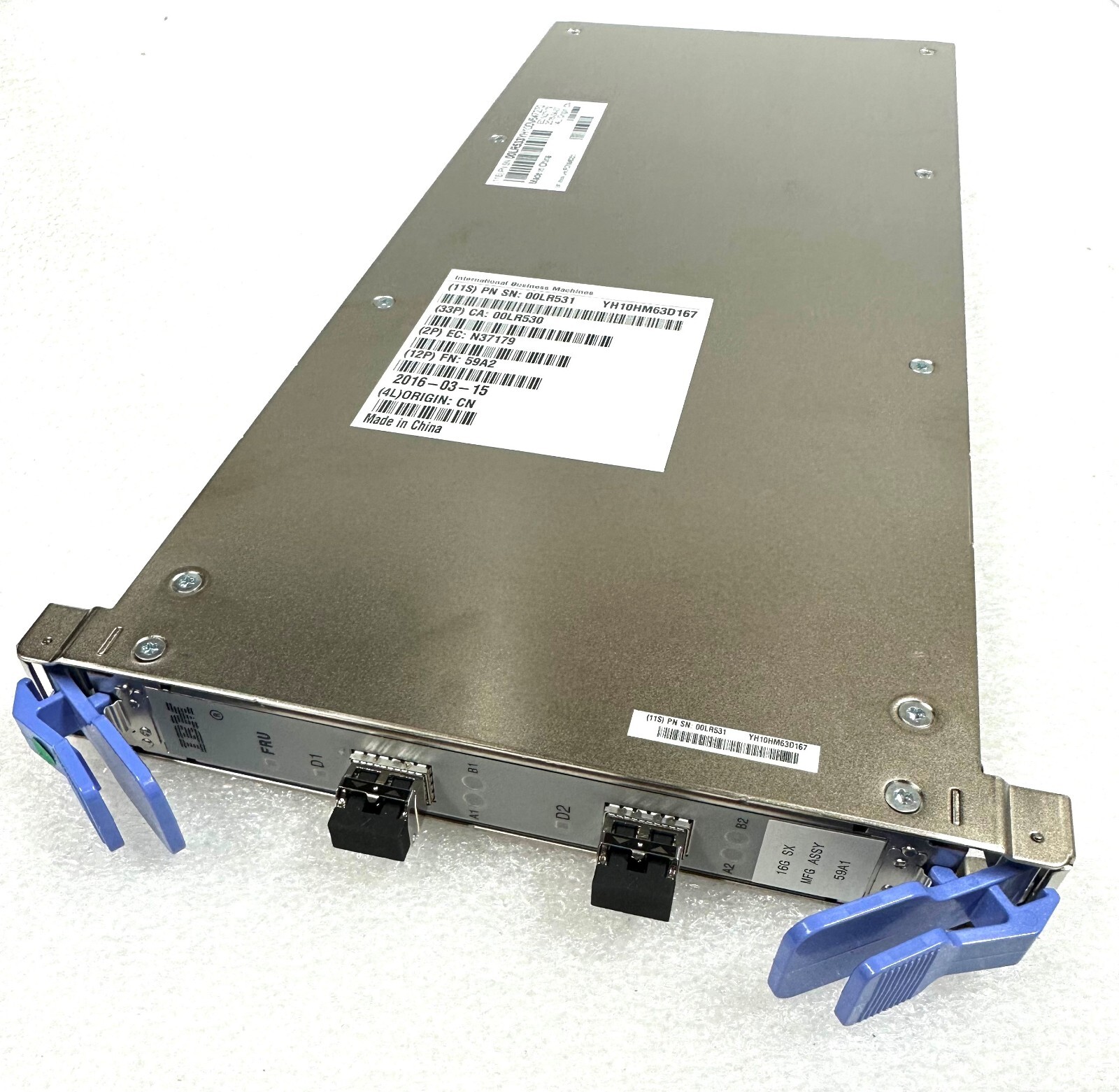 00LR533 IBM 00LR530, 00LR531 IBM 16gb SX 2-Ports 59A1 59A2 Module 00LR533 IBM 00LR530, 00LR531 IBM 16gb SX 2-Ports 59A1 59A2 Module