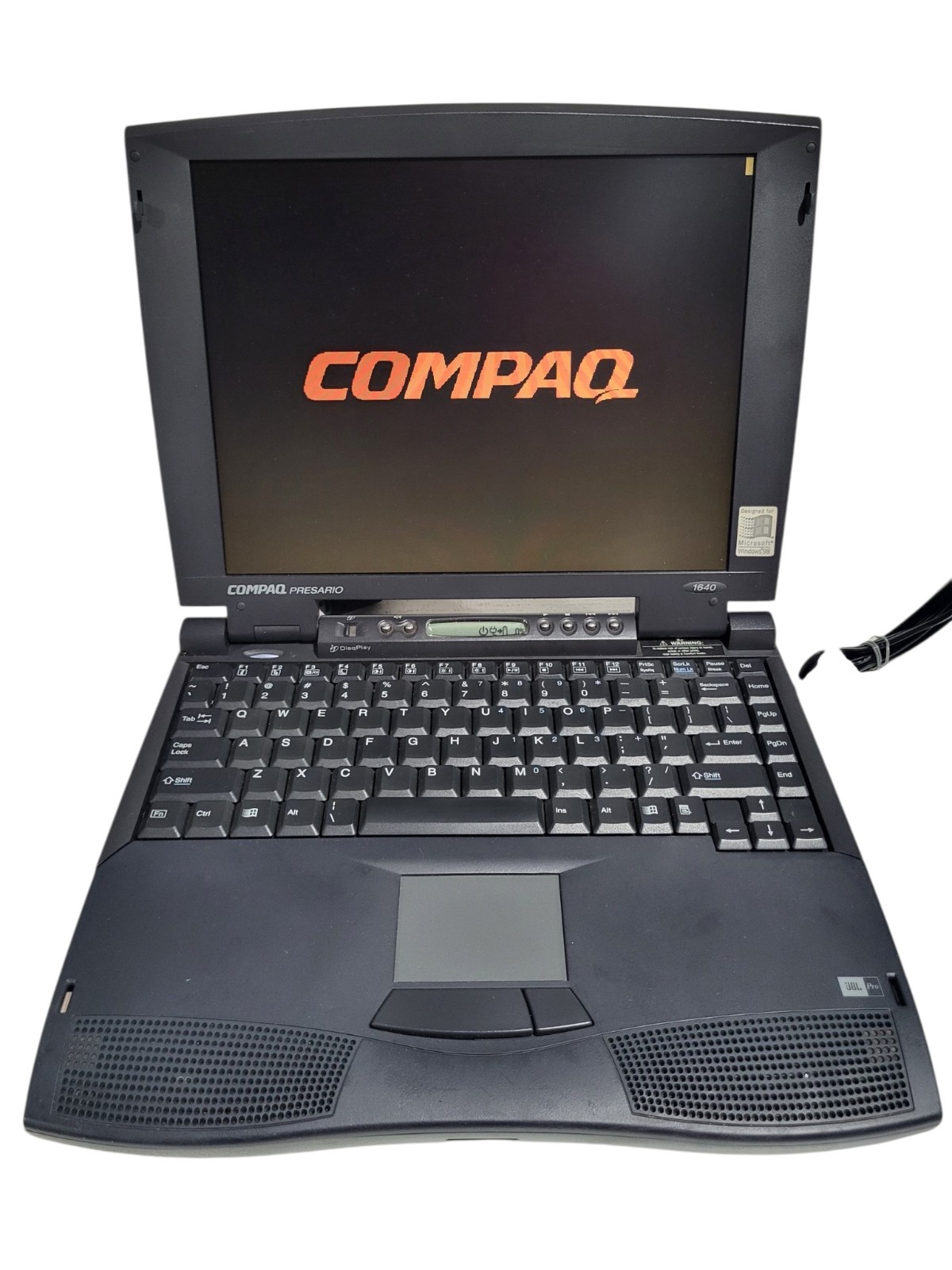 Compaq Presario 1640 Laptop HP 2940A Vintage Computer, Power Supply and mouse