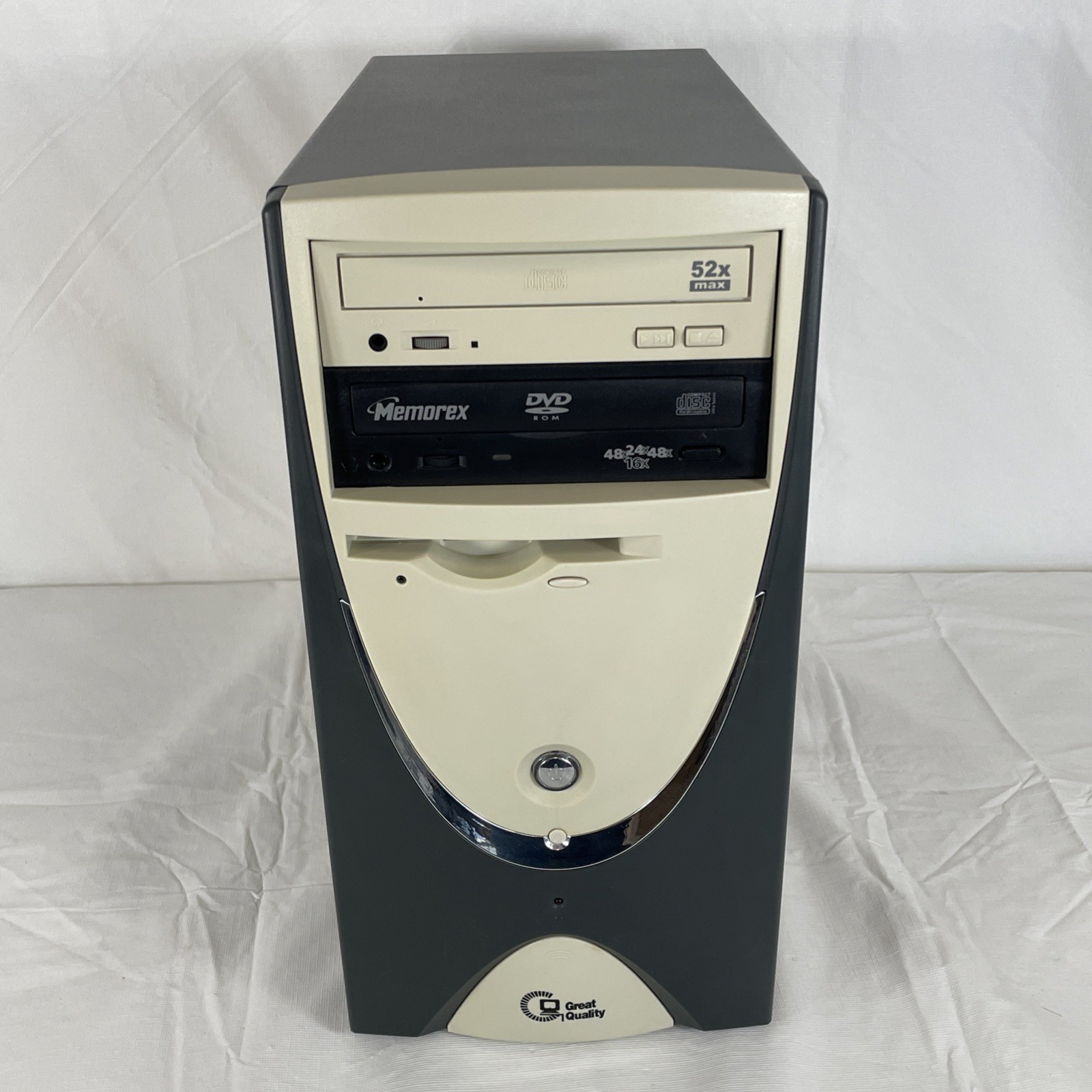 Vintage ECS Micro-ATX Desktop Case | Beige/Dark Grey | *READ* Vintage ECS Micro-ATX Desktop Case | Beige/Dark Grey | *READ*