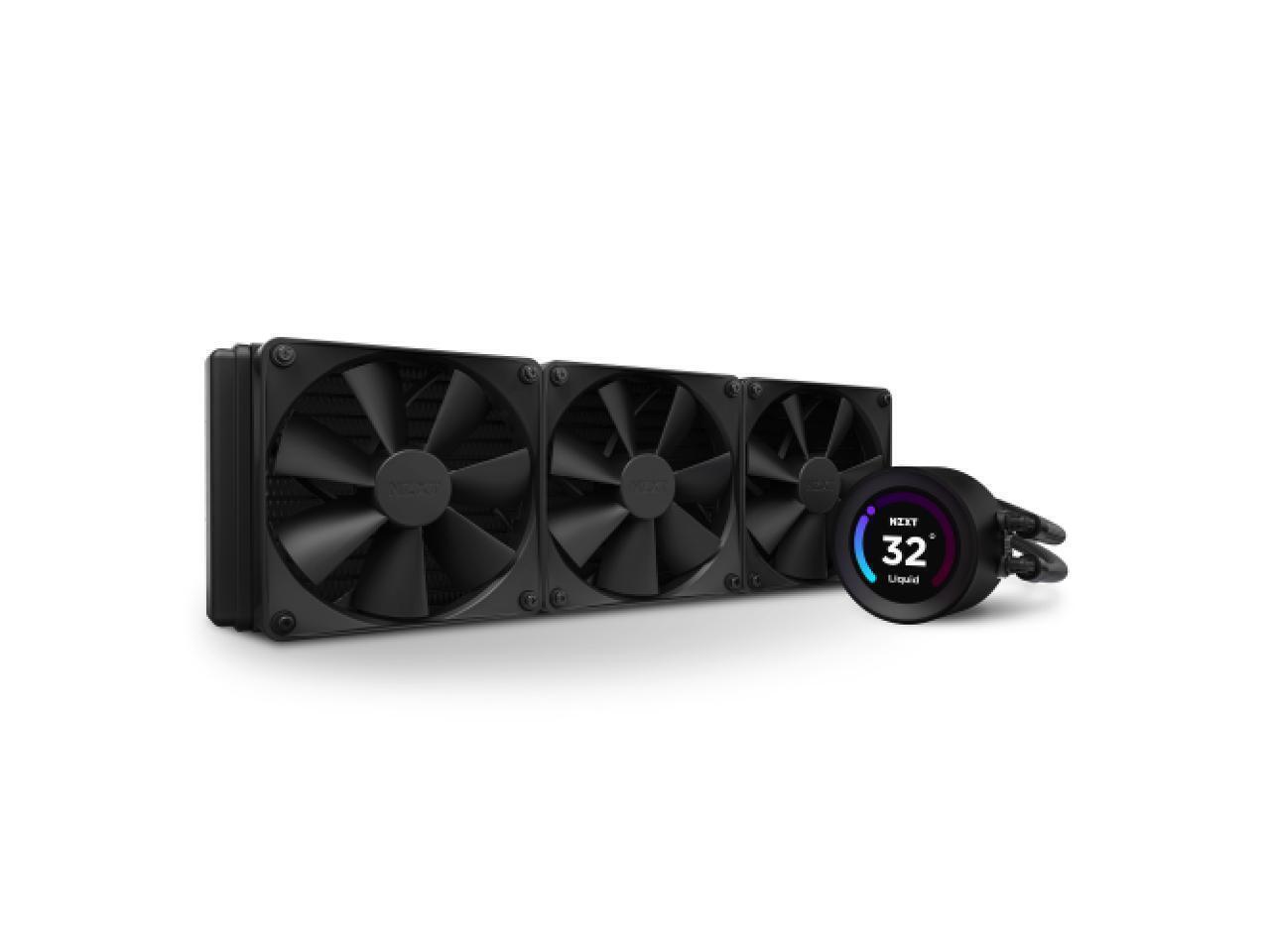 NEW, NZXT Kraken Elite 360 3x120mm AiO Liquid CPU Cooler - Matte Black NEW, NZXT Kraken Elite 360 3x120mm AiO Liquid CPU Cooler - Matte Black