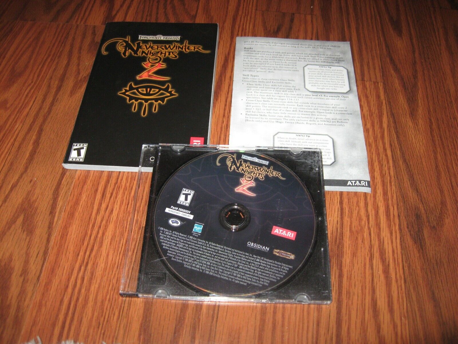Neverwinter Nights 2 (PC, 2006) with manual