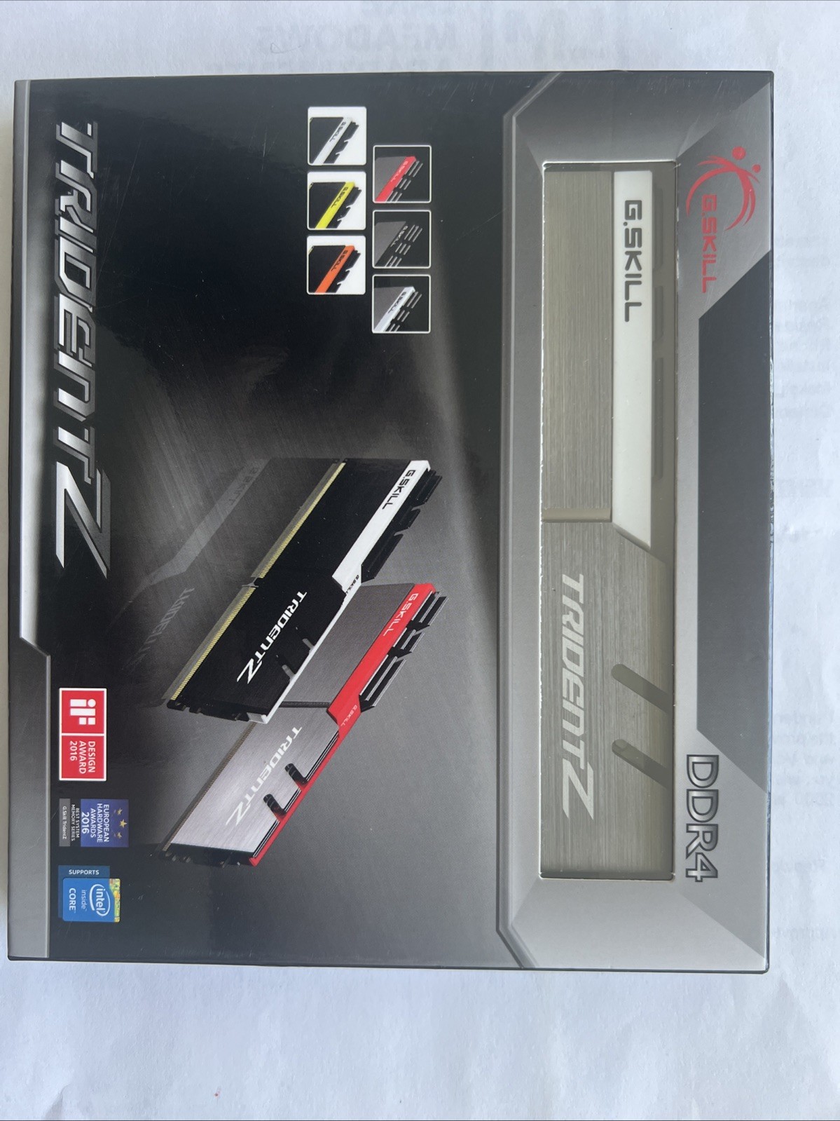 a G.SKILL TridentZ 16GB (2x8GB) DDR4 RAM kit, specifically designed for desktop a G.SKILL TridentZ 16GB (2x8GB) DDR4 RAM kit, specifically designed for desktop