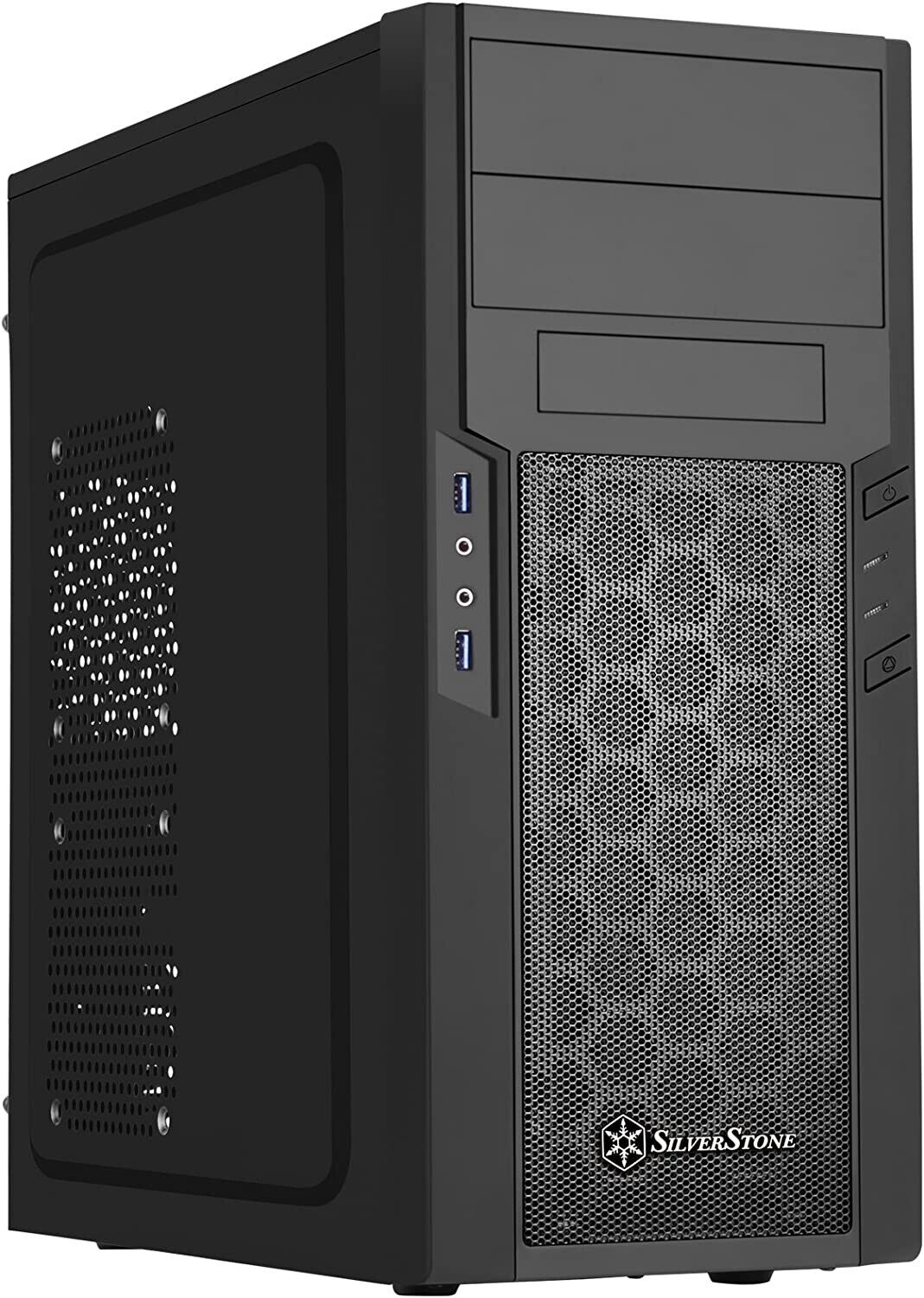 SilverStone Technology PS13B ATX Tower Computer Case with 2 X 5.25 Bays PS13B-x