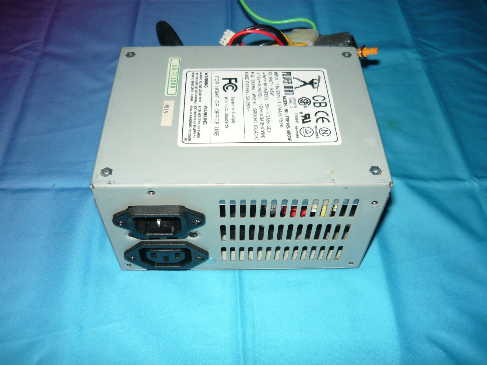 Vintage Power Man FSP145-40GW 145W Mini AT Power Supply Used Description Vintage Power Man FSP145-40GW 145W Mini AT Power Supply Used Description