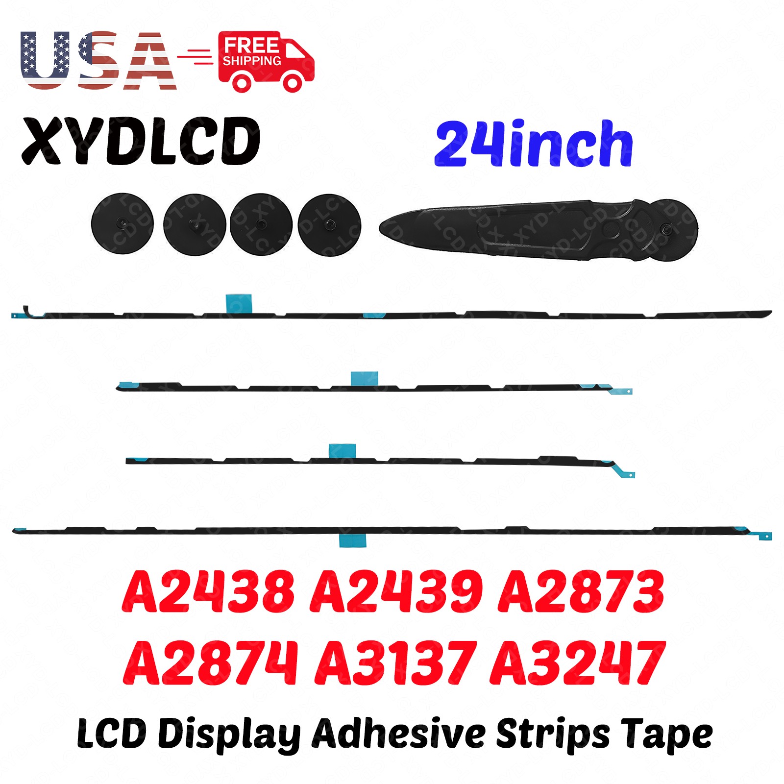 New LCD Display Adhesive With Opening Tool Kit for iMac 24 New LCD Display Adhesive With Opening Tool Kit for iMac 24