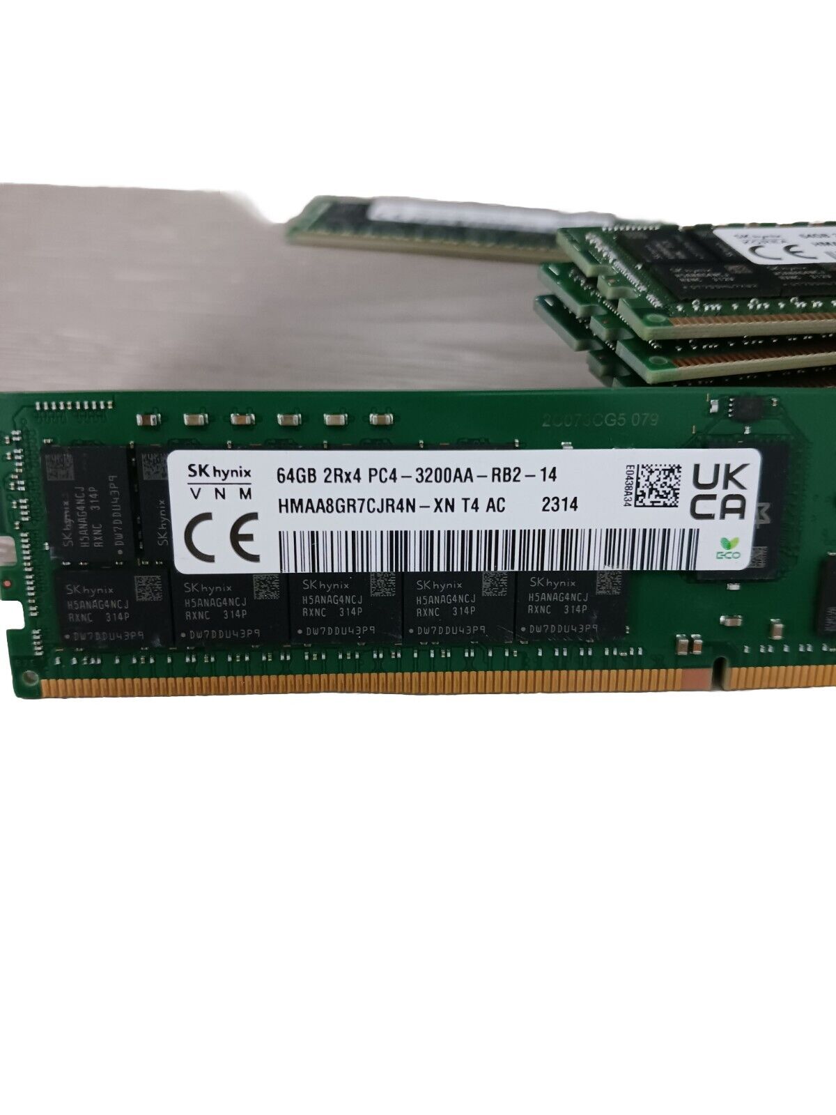 [ BULK LOT OF 7 ] 64GB 2Rx4 PC4 3200AA DDR4 25600 RDIMM ECC Server RAM