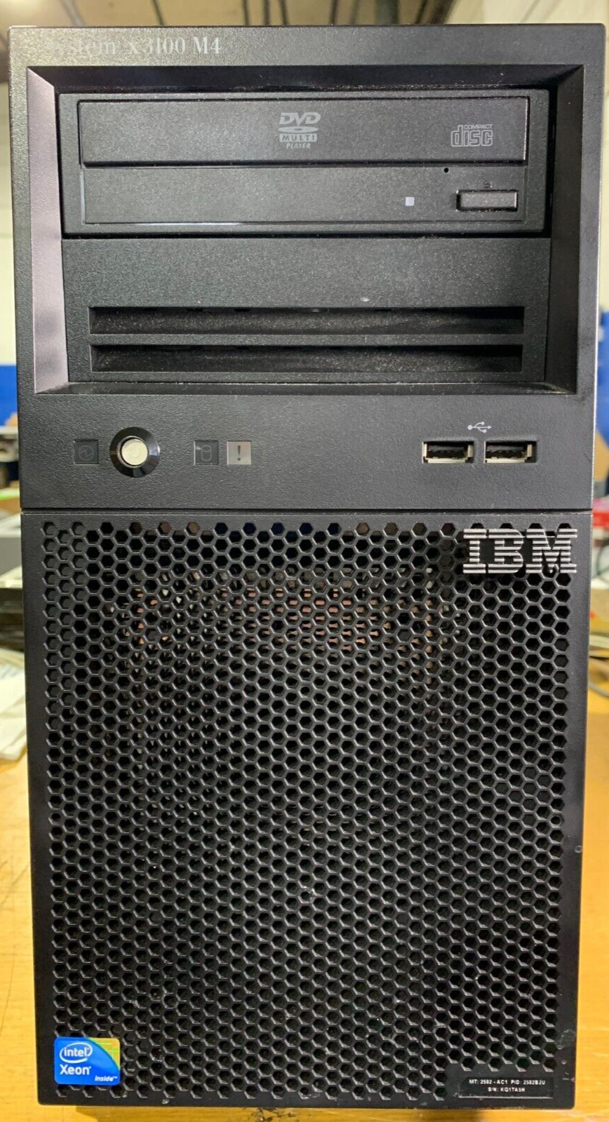 IBM Server System X3100 M4 | Xeon @ 3.10 Ghz | 8GB | 250GB HDD No OS (IG-PC26)
