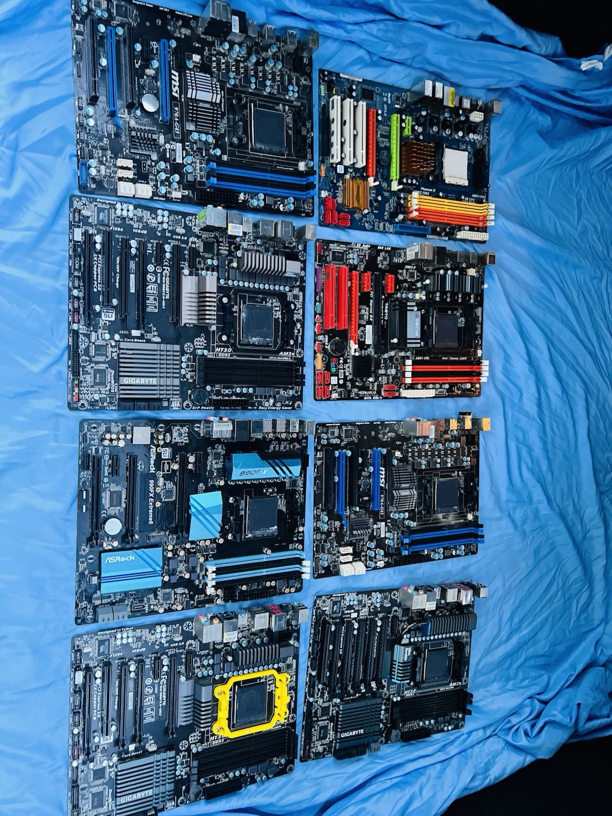 Motherboards - Lot Of 8 - Parts Or Repairs - Untested - Asrock - Msi - Biostar Motherboards - Lot Of 8 - Parts Or Repairs - Untested - Asrock - Msi - Biostar