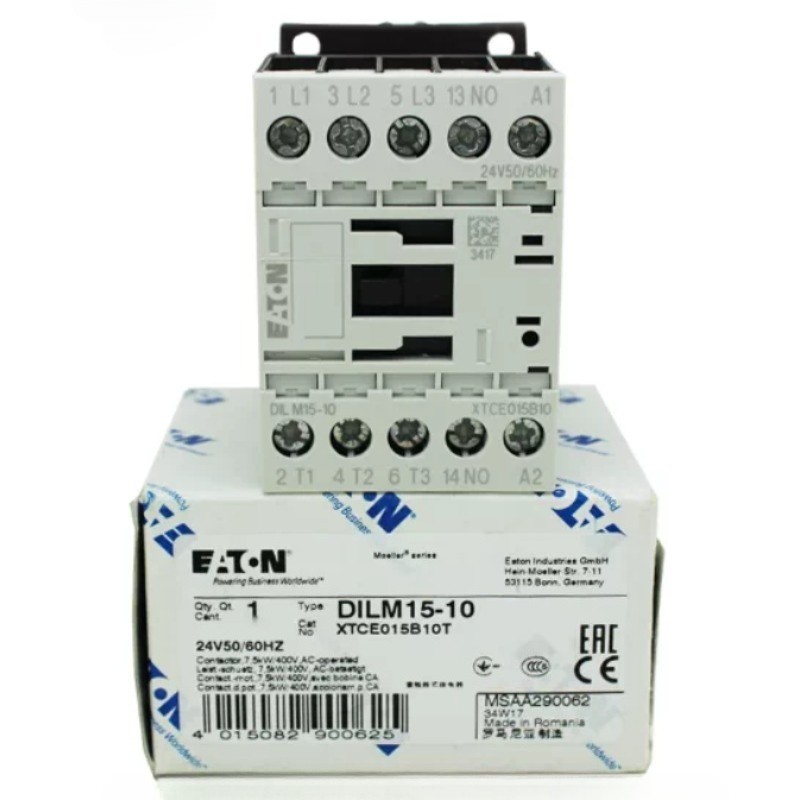 1PCS New EATON MOELLER DILM15-10 24VDC Contactor Industrial Power Automation 1PCS New EATON MOELLER DILM15-10 24VDC Contactor Industrial Power Automation