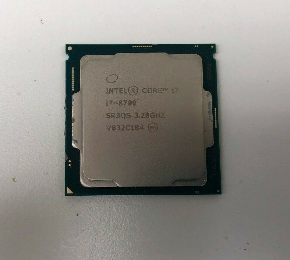 Intel i7-8700 Coffee Lake 3.2GHz 6-Core Max Turbo 4.6GHz Processor Intel i7-8700 Coffee Lake 3.2GHz 6-Core Max Turbo 4.6GHz Processor
