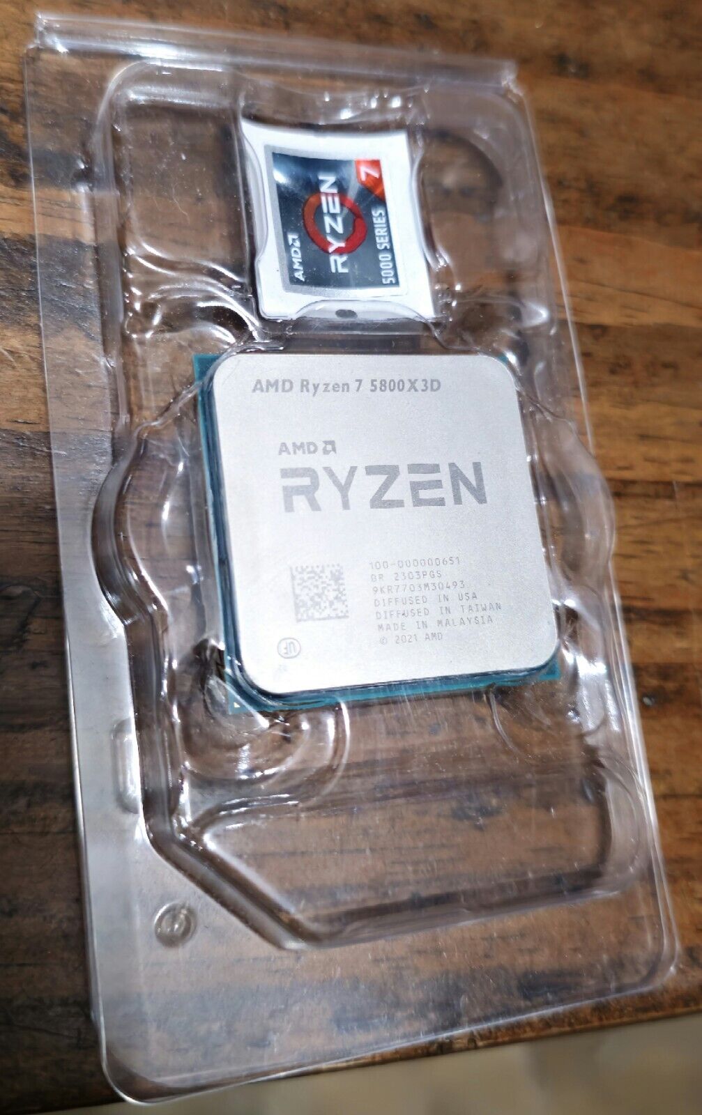 AMD Ryzen 7 5800X3D Processor (4.5 GHz, 8 Cores, Socket AM4)