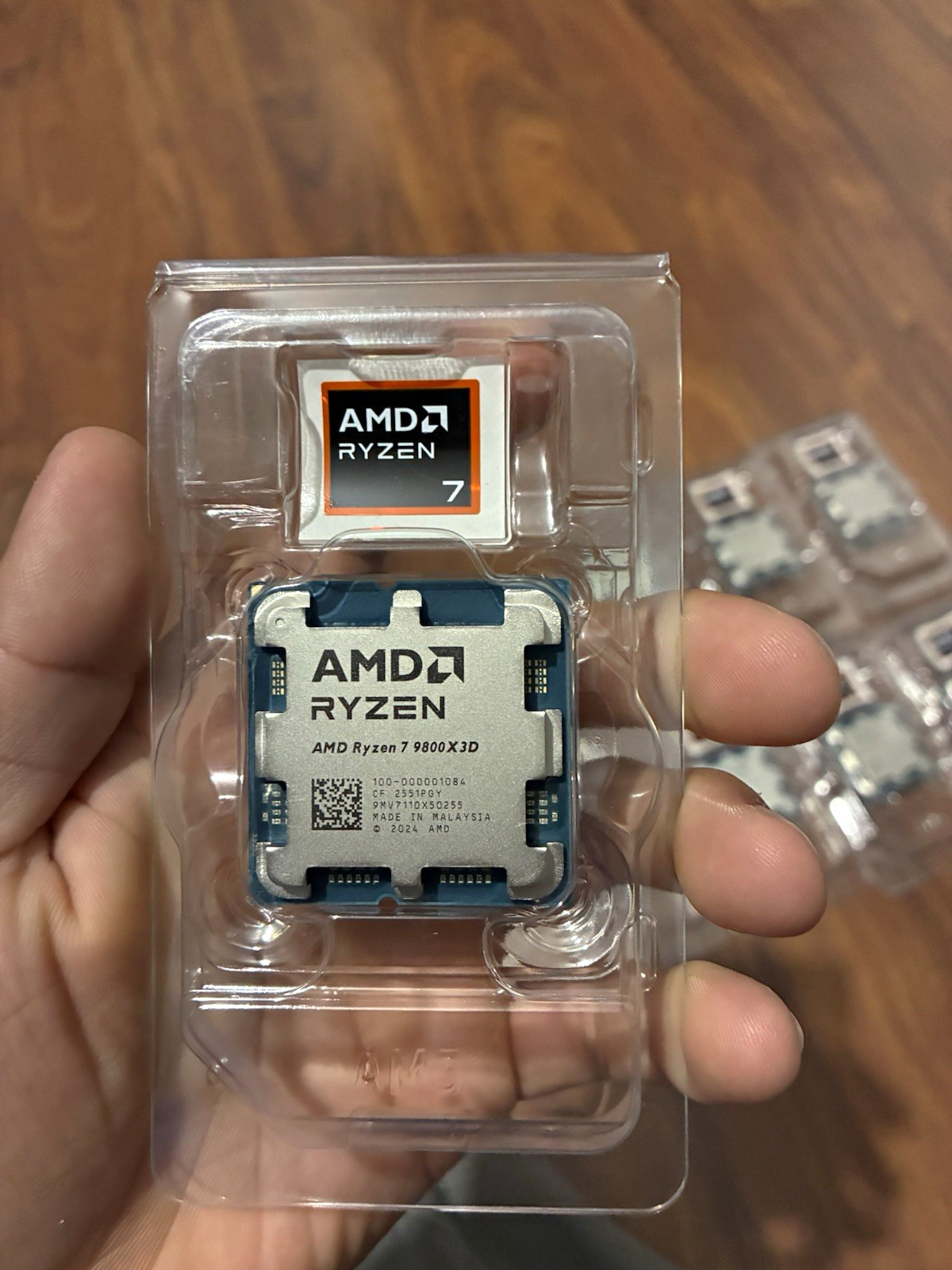 AMD Ryzen 7 9800X3D 8-Core AM5 CPU 4.7GHz 96MB L3 8MB L2 100MHz AMD Ryzen 7 9800X3D 8-Core AM5 CPU 4.7GHz 96MB L3 8MB L2 100MHz