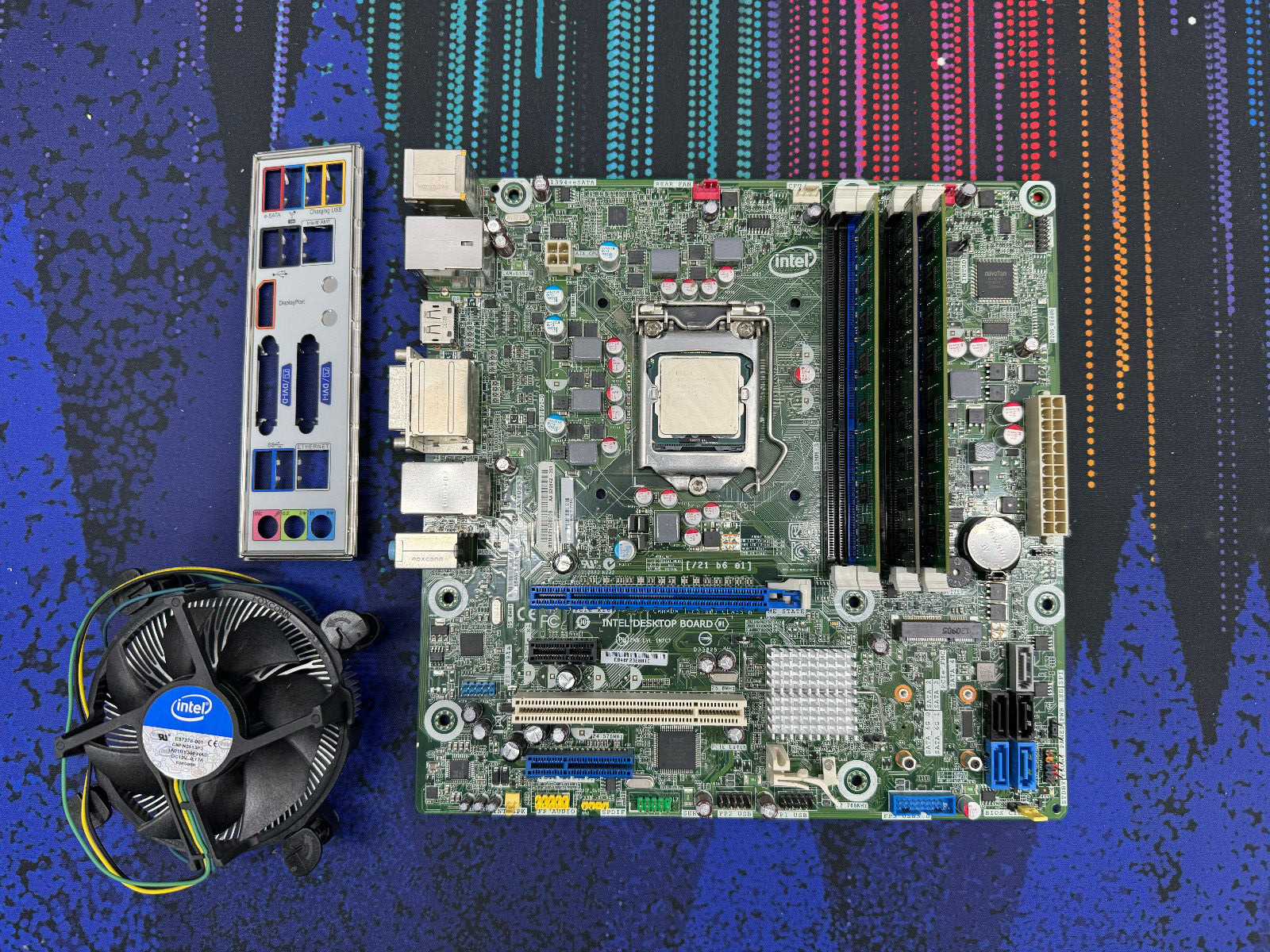 Intel DQ77MK Socket LGA1155 Motherboard w/ Core i5-3550 + 8GB RAM & Heatsink