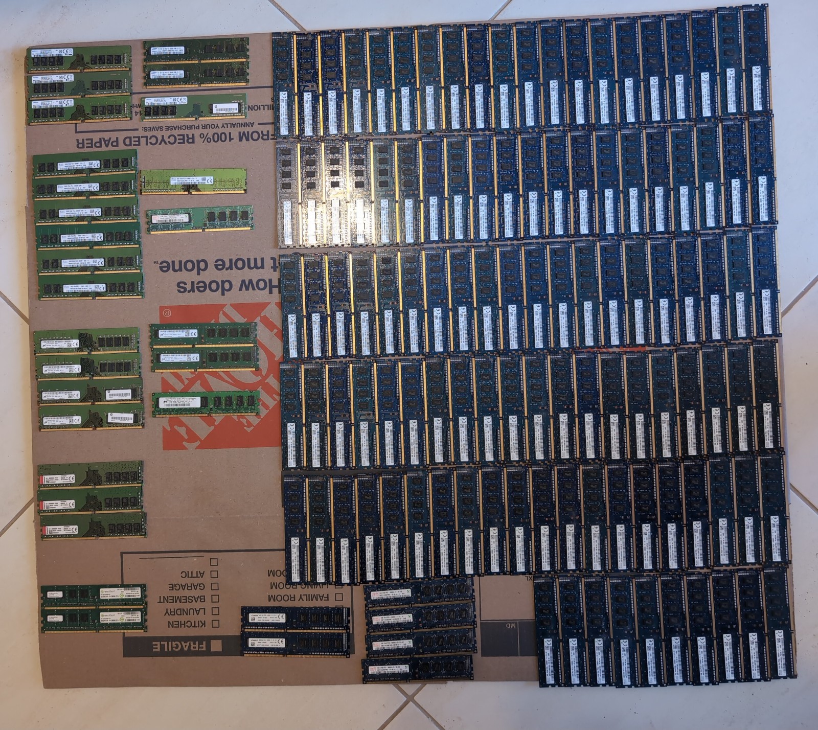 Lot of 141 Mixed DDR2 DDR3 DDR3L DDR4 Desktop RAM Memory Sticks 512MB–16GB Lot of 141 Mixed DDR2 DDR3 DDR3L DDR4 Desktop RAM Memory Sticks 512MB–16GB