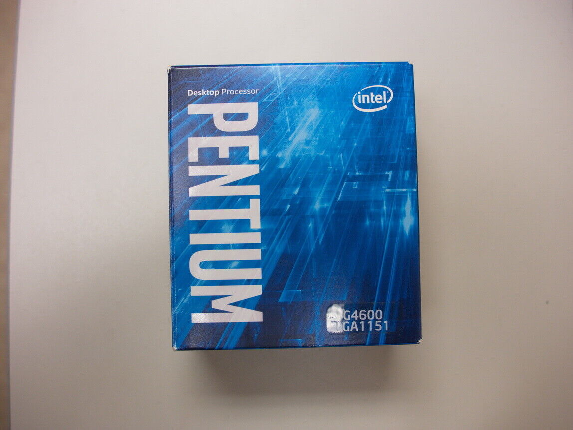 Intel Pentium G4600 CPU LGA1151 3.6GHz Dual Core Processor w heatsink/fan USED