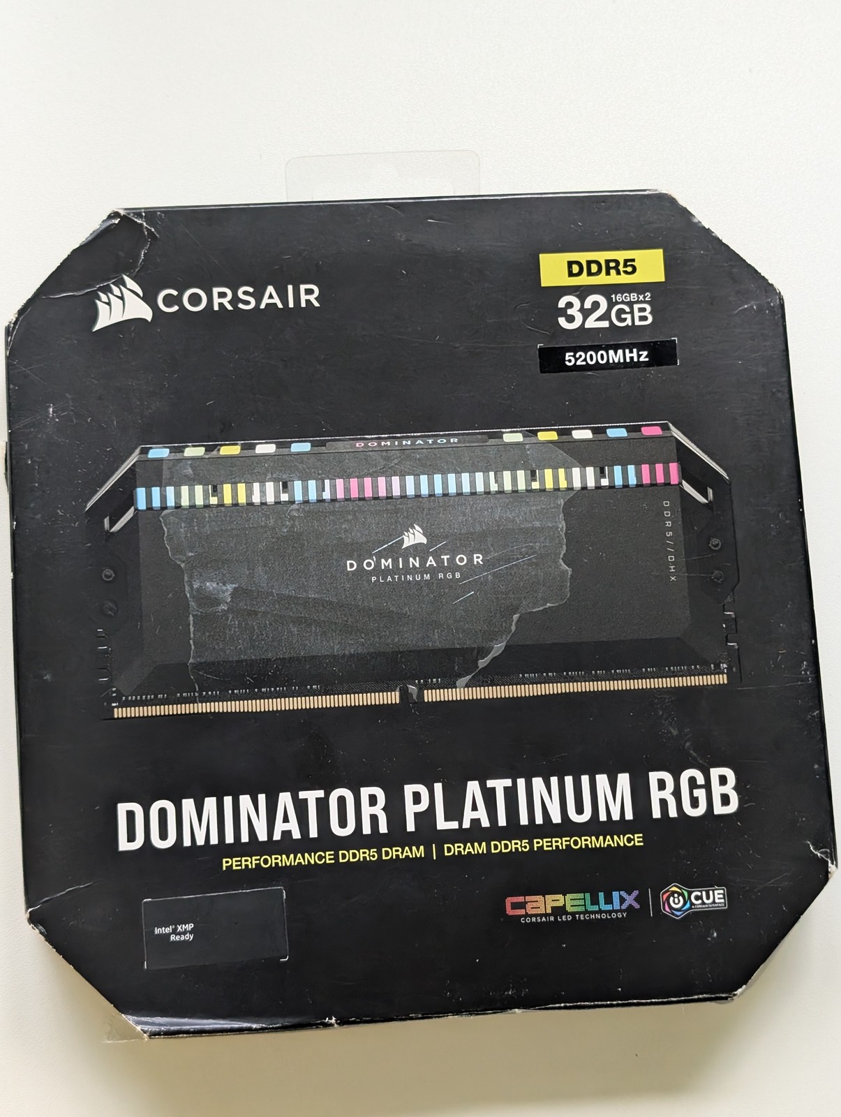 Corsair Dominator Platinum RGB 32GB 2x16GB DDR5 5200 CL40 Intel XMP Corsair Dominator Platinum RGB 32GB 2x16GB DDR5 5200 CL40 Intel XMP