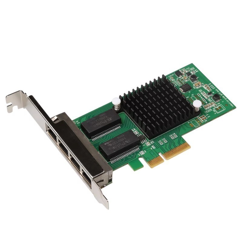 INTEL I350 PCIe X4 1GbE RJ-45 Quad Port Ethernet Server Adapter I350-T4 lan Card INTEL I350 PCIe X4 1GbE RJ-45 Quad Port Ethernet Server Adapter I350-T4 lan Card