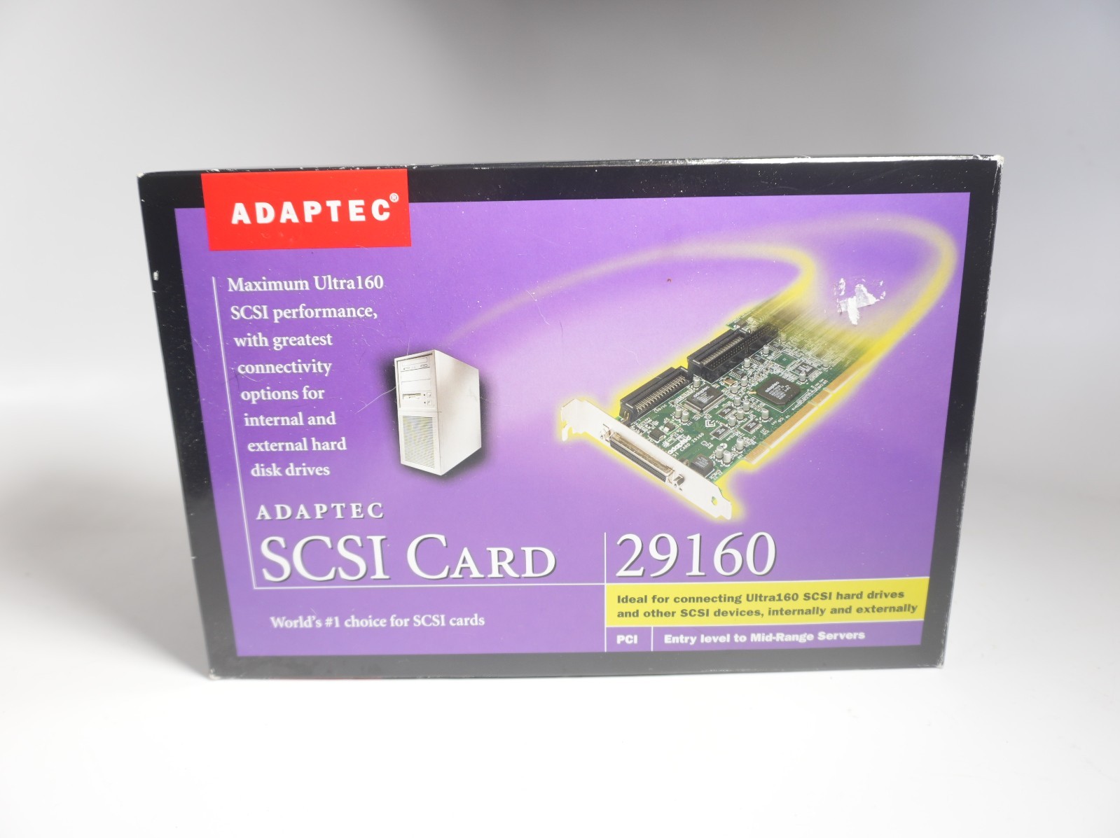 NEW Adaptec SCSI Card 29160 Ultra160 PCI SCSI Controller Kit Factory Box