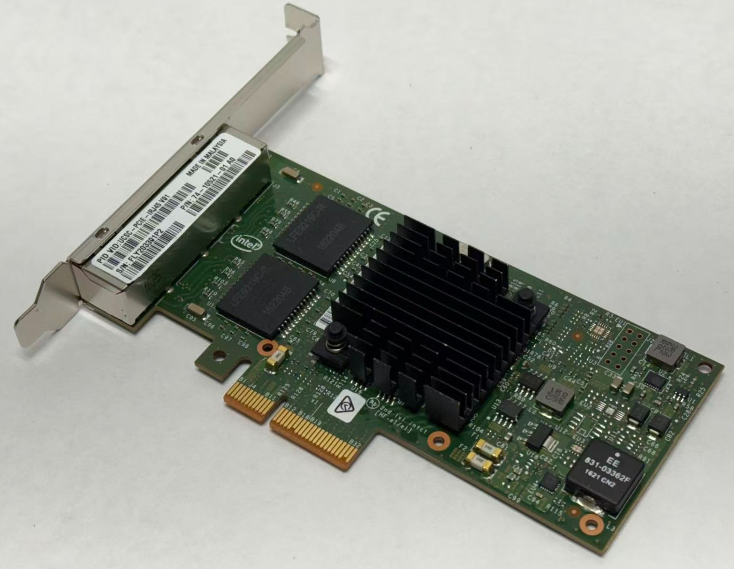 Cisco Intel i350-T4 Quad Port 1Gbps Network Adapter 74-10521-01 High Profile Cisco Intel i350-T4 Quad Port 1Gbps Network Adapter 74-10521-01 High Profile